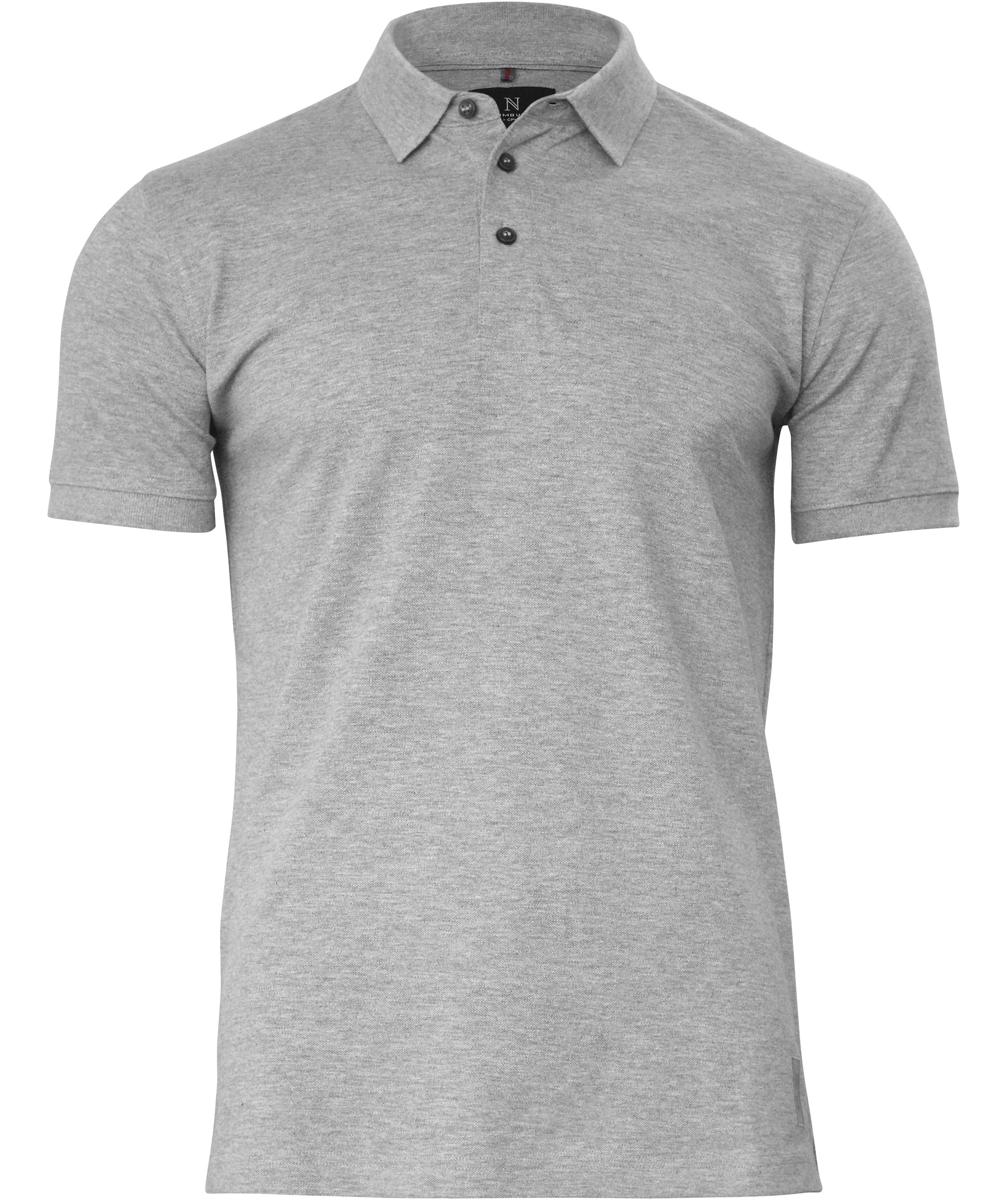 Nimbus Harvard Polo T-Shirt, Grey melange, Grey melange, swatch