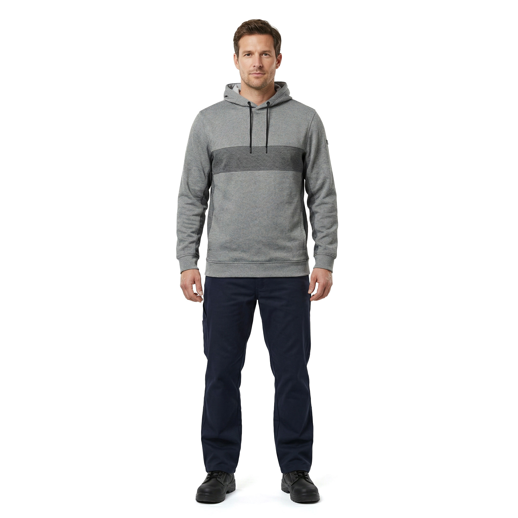 Kansas Evolve Craftsmen hettegenser, M&oslash;rkegr&aring;/Gr&aring;, large image number 2