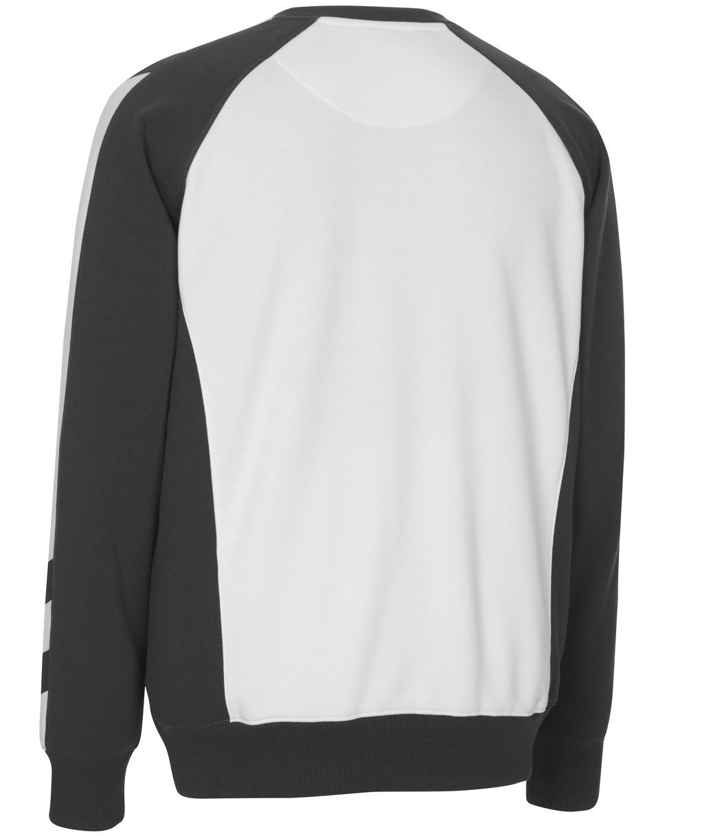 Mascot Unique Witten sweatshirt, Vit/M&ouml;rk Antracit, large image number 2