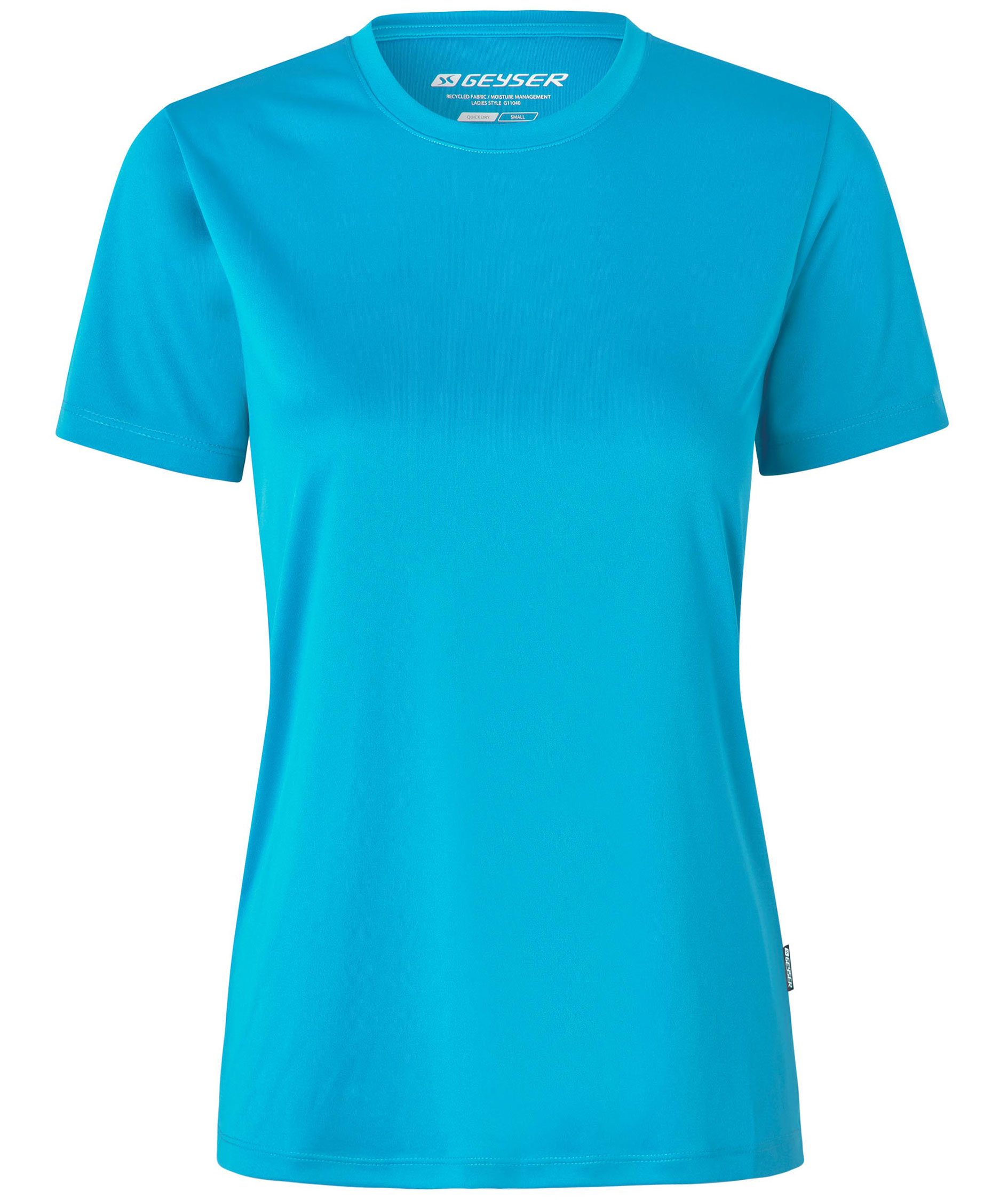 GEYSER&nbsp;Essential Interlock Damen T-Shirt, Aqua, large image number 0