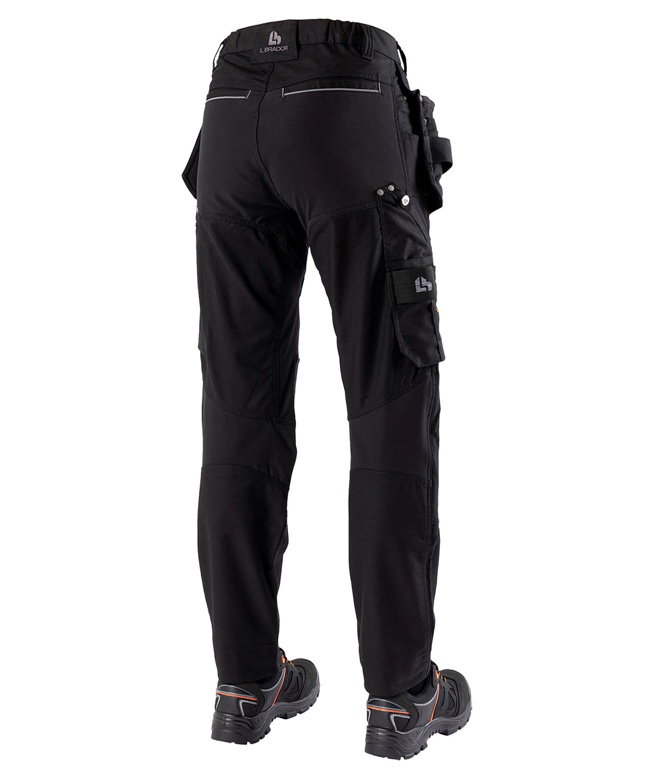 L.Brador&nbsp;1070PB h&aring;ndverksbukse, Svart