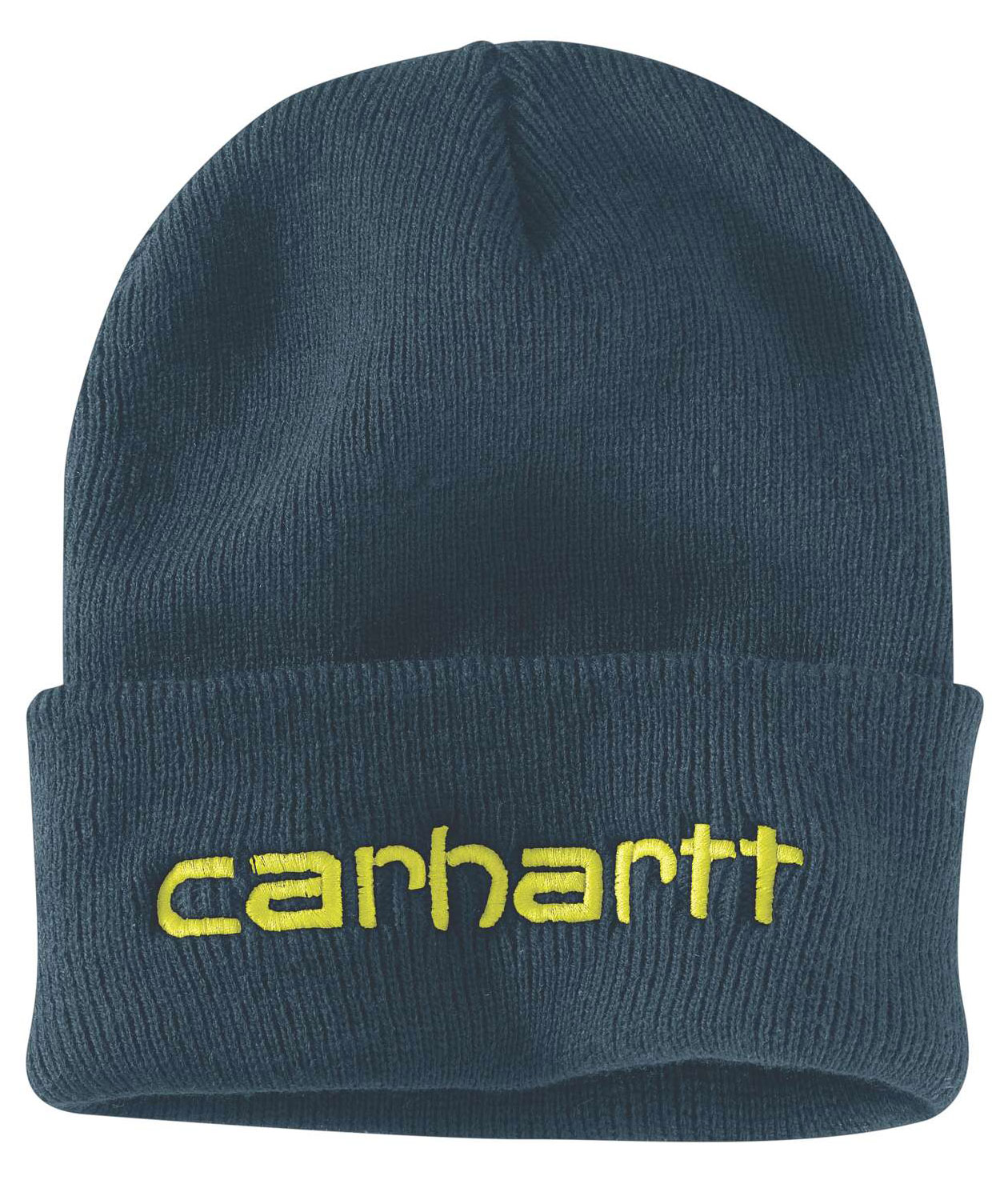 Carhartt Teller stickad m&ouml;ssa, Night Blue