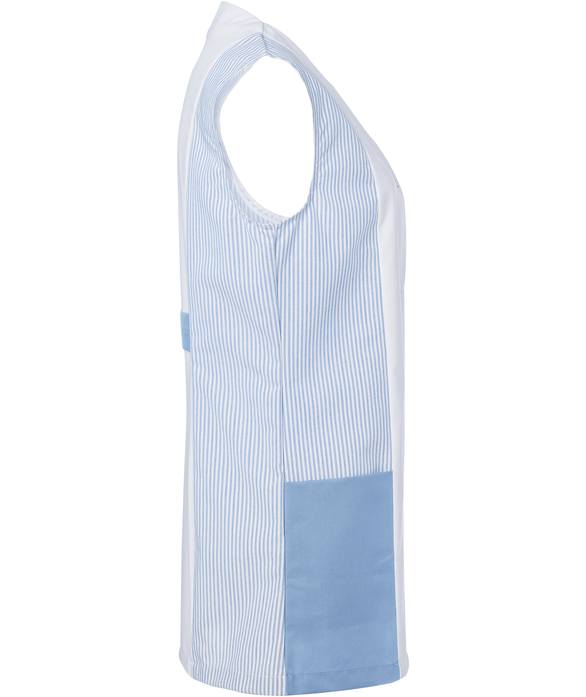 Karlowsky Sabrina Damen-Tunika ohne &Auml;rmel, White/light blue, large image number 4