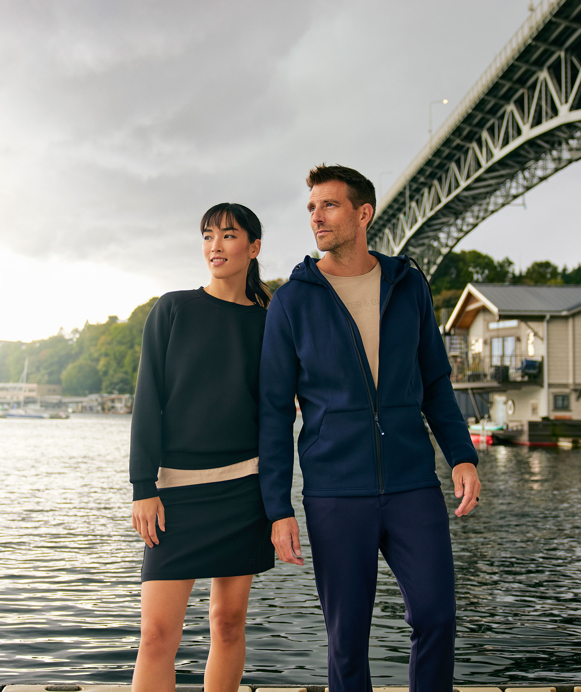 Cutter & Buck Pemberton Damen Sweatshirt, Dark navy, large image number 5