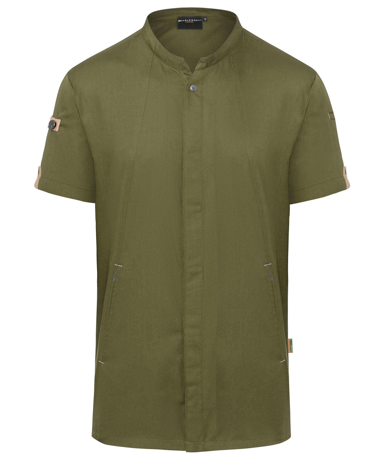 Karlowsky Green-generation kort&auml;rmad kockjacka, Mossgr&ouml;n