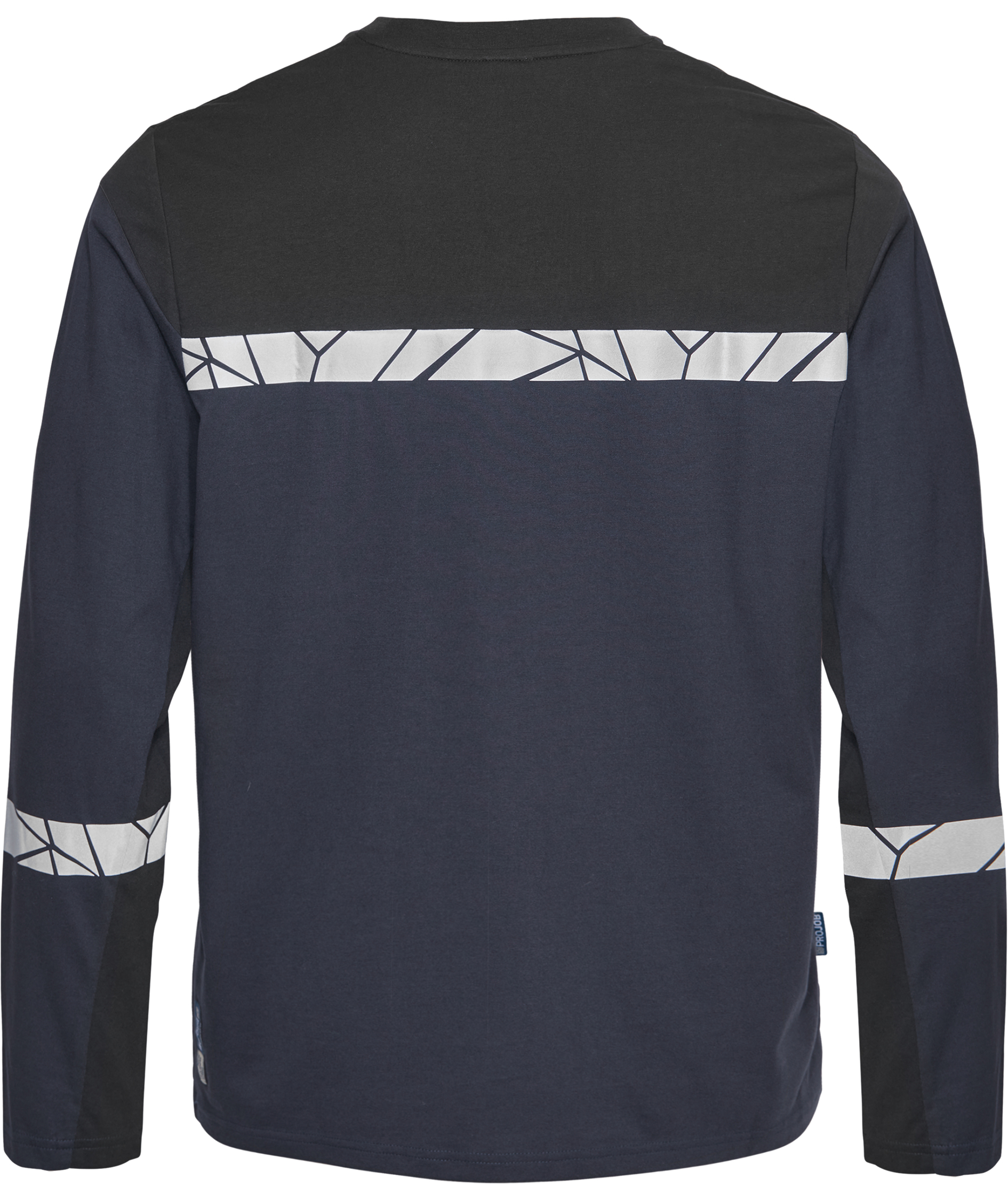 ProJob lang&aelig;rmet T-shirt 7002, Marine/Sort, large image number 2