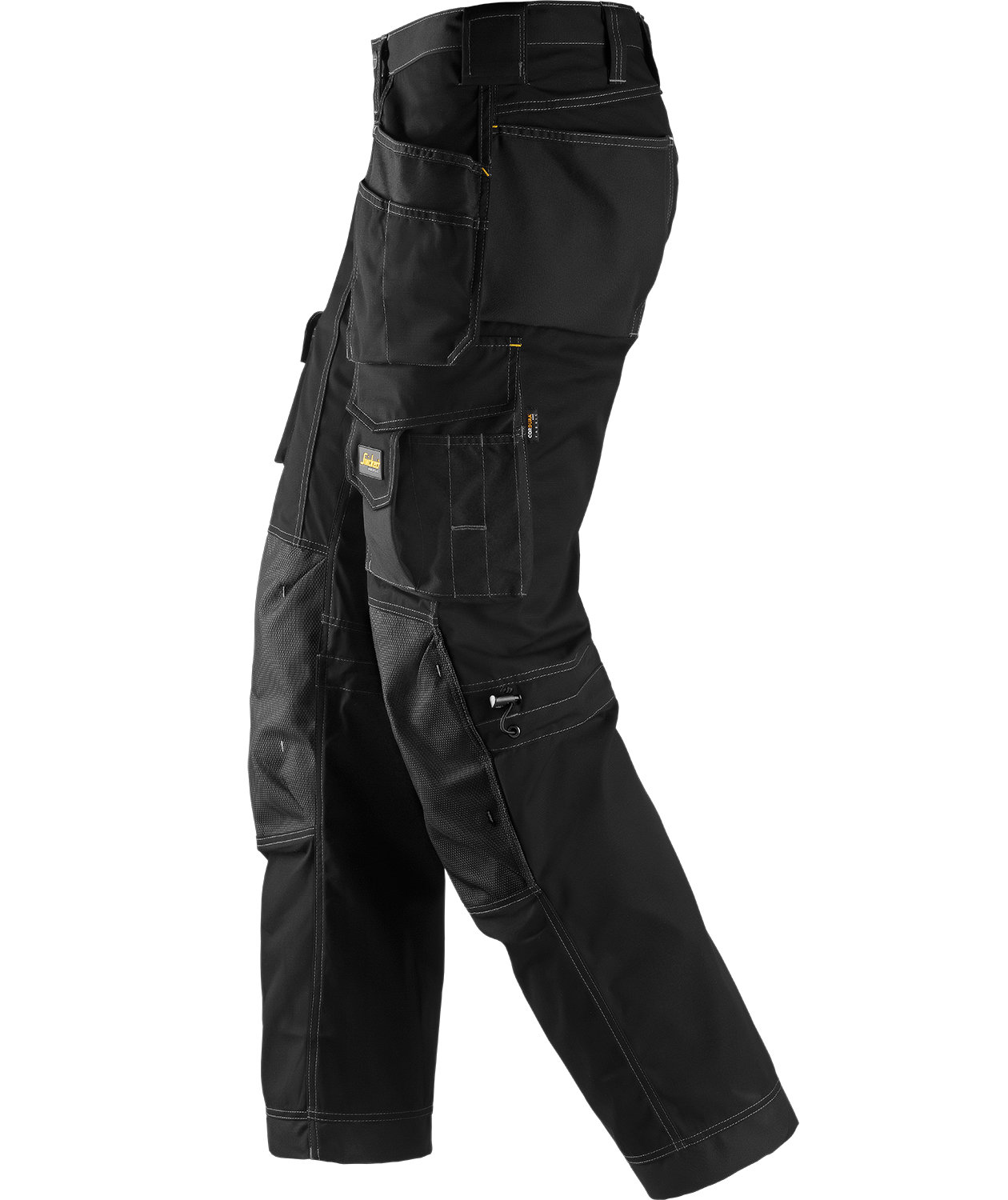 Snickers h&aring;ndverksbukse 3223, Svart/Svart, large image number 2