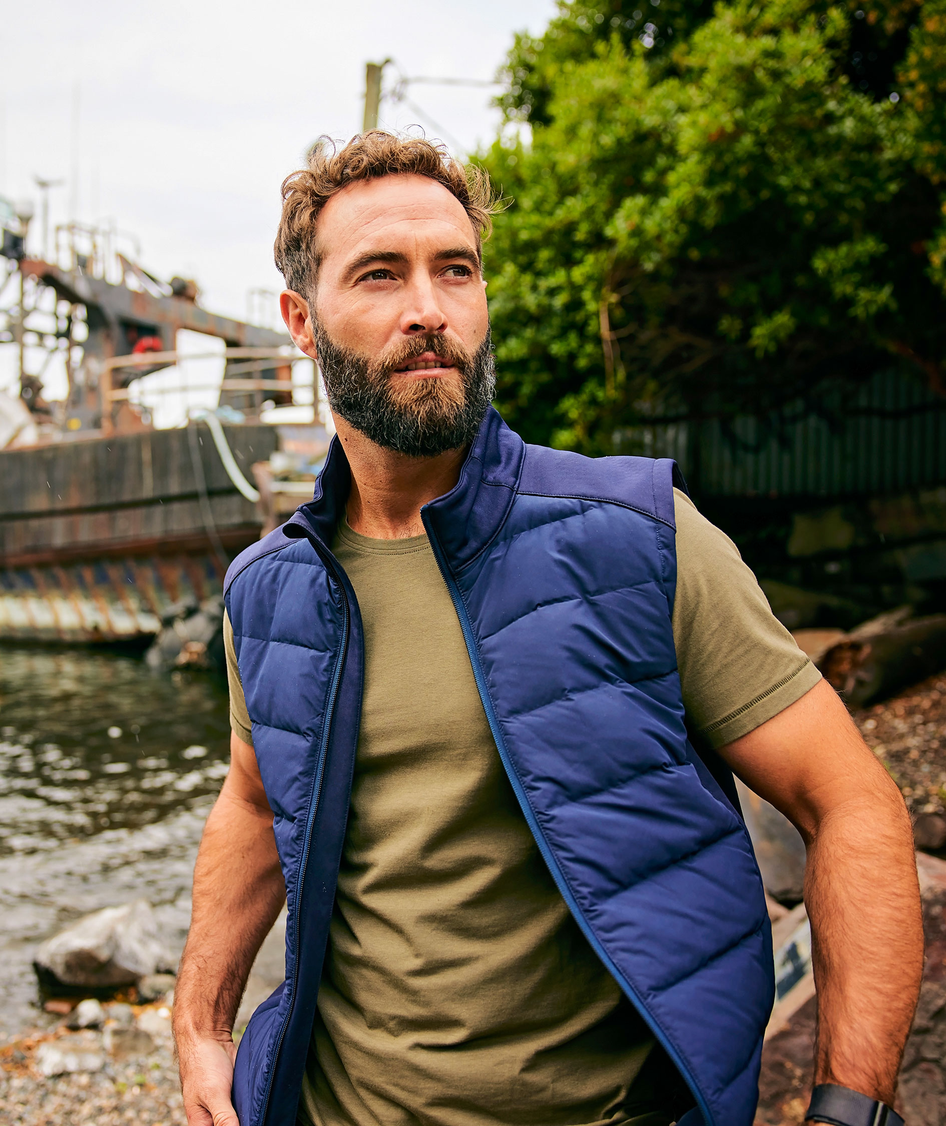 Cutter & Buck Oak Harbor quilted vest, Dark navy, large image number 7