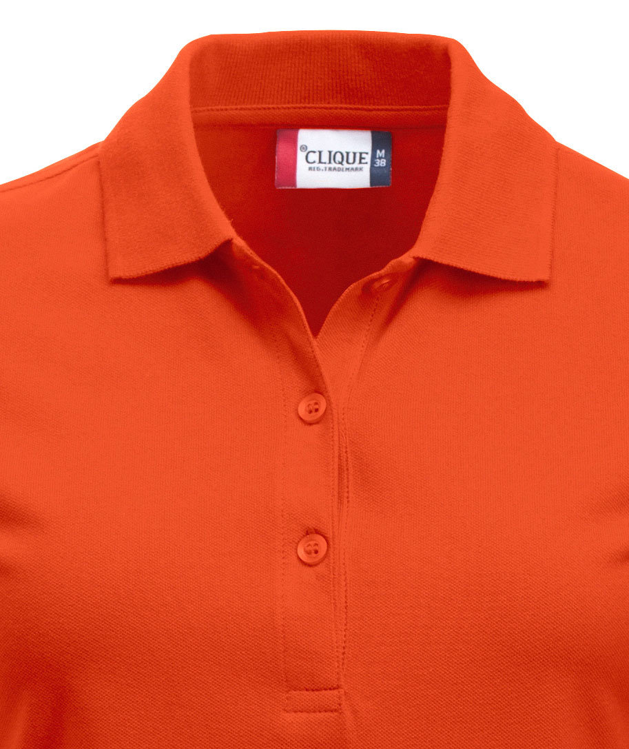 Clique Classic Marion dame polo t-shirt, Orange, large image number 1