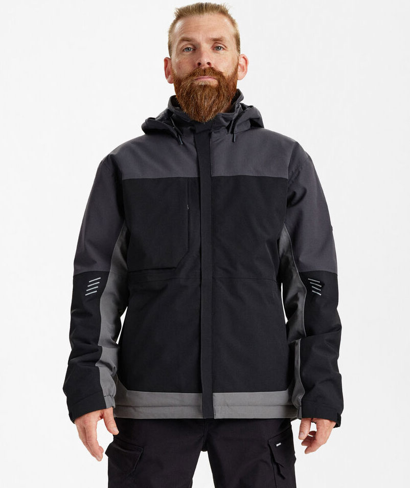 Engel Entire vinterjacka, Black/Anthracite Grey, large image number 1