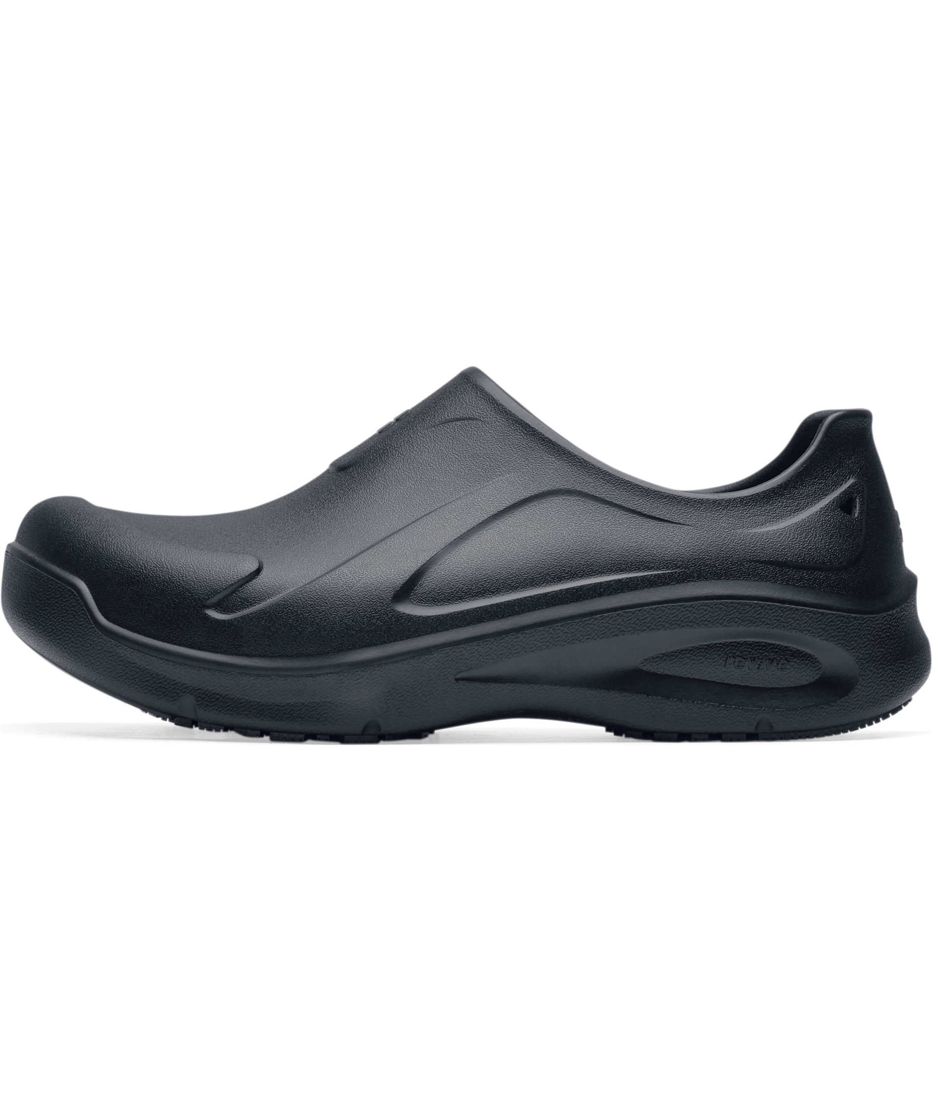 Shoes For Crews Radium ll clogs med helkappe, Svart, large image number 3