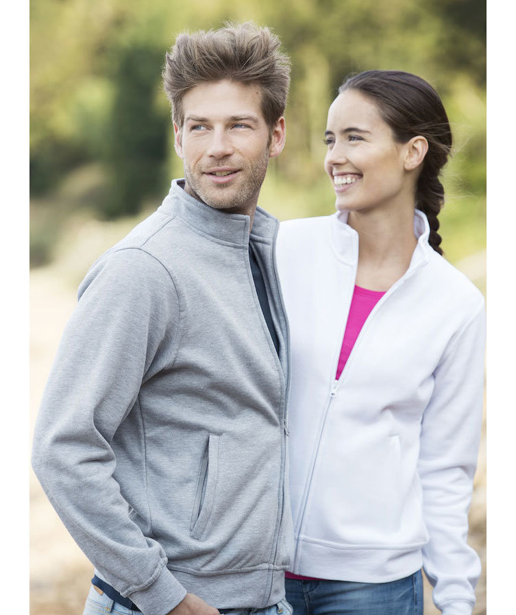 Clique Basic Cardigan dame sweatshirt, Hvid, large image number 1