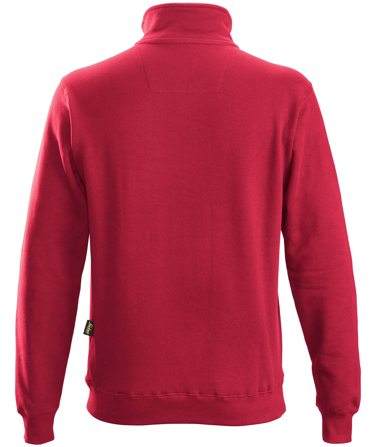 Snickers sweatshirt med kort lynl&aring;s 2818, Chili Red