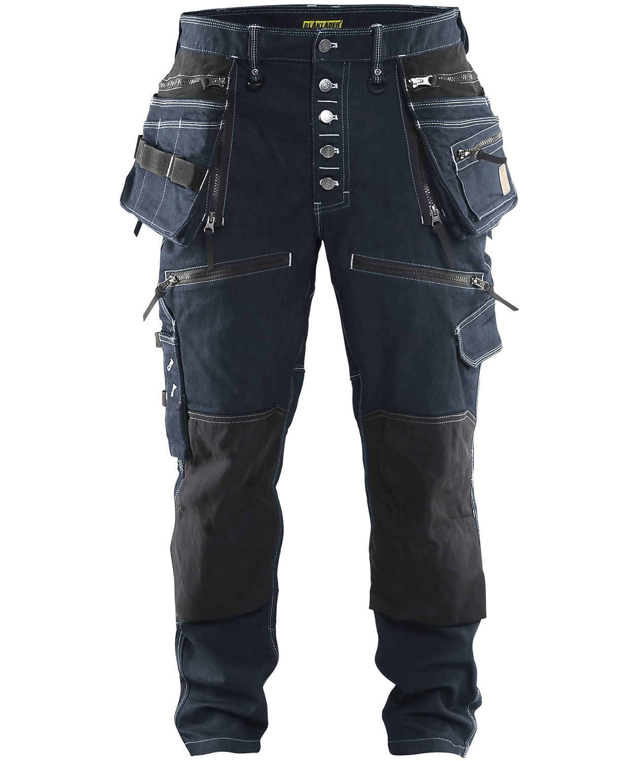 Bl&aring;kl&auml;der Hantverksbyxa X1999, Marinbl&aring;/Svart