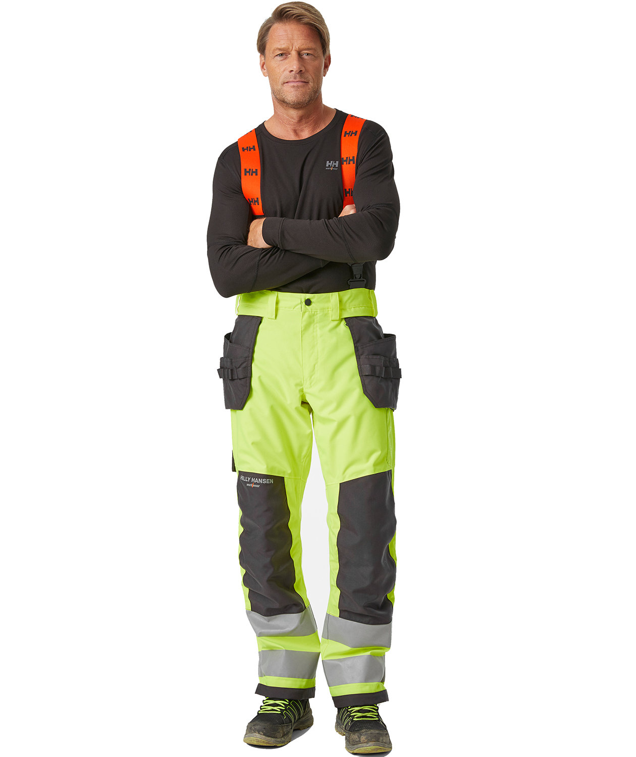 Helly Hansen Alna 2.0 vinterbyxa, Varsel gul/charcoal