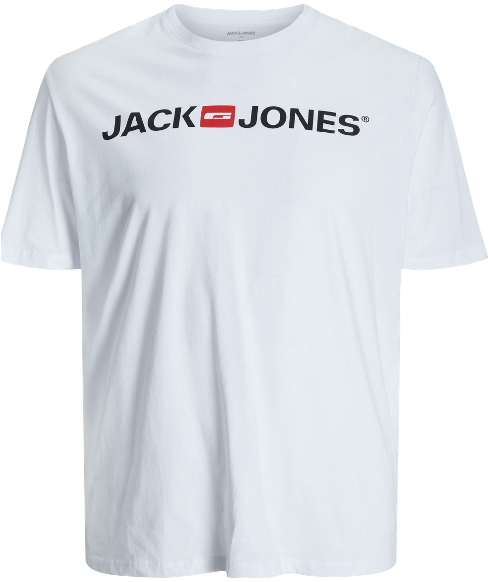 Jack & Jones Plus JJECORP LOGO T-shirt, White