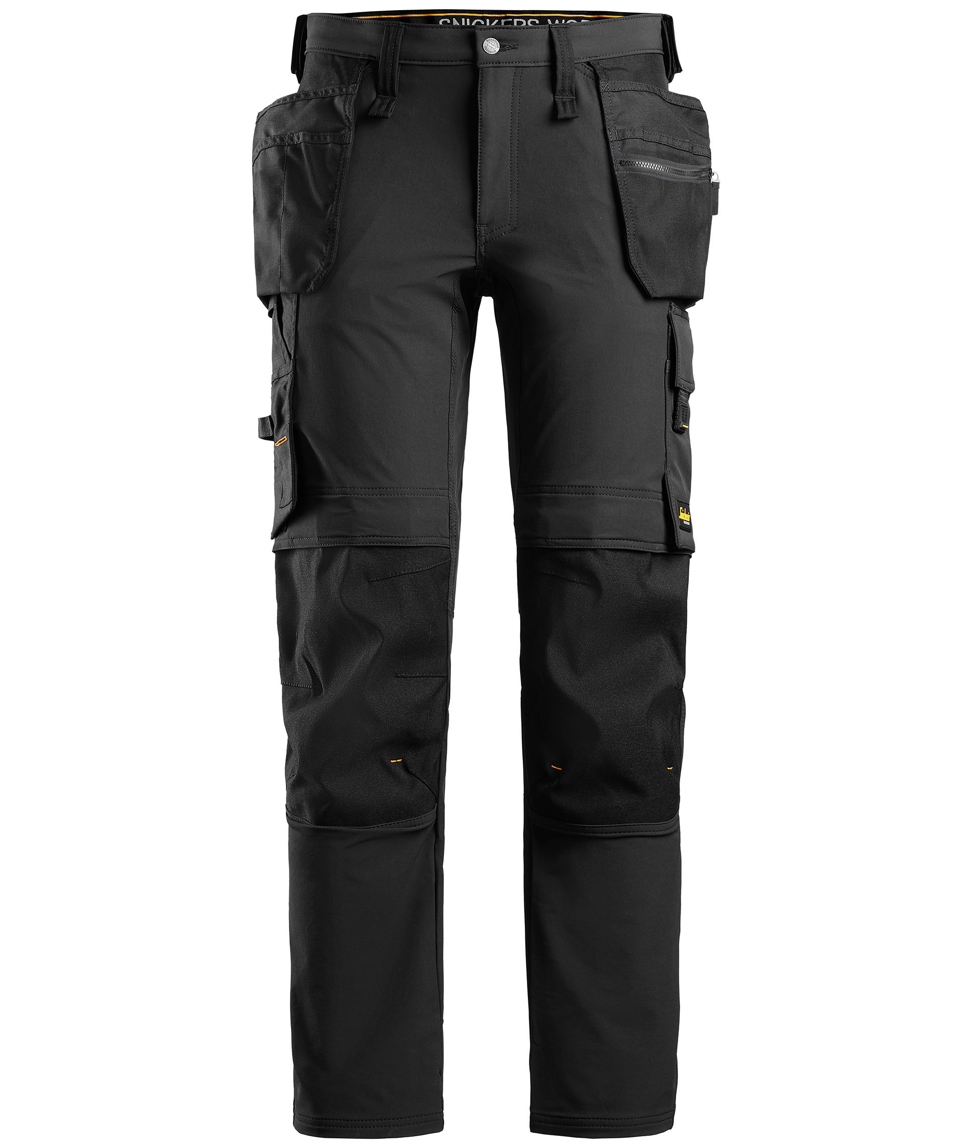 Snickers AllroundWork h&aring;ndverksbukse 6271 full stretch, Svart, Svart, swatch