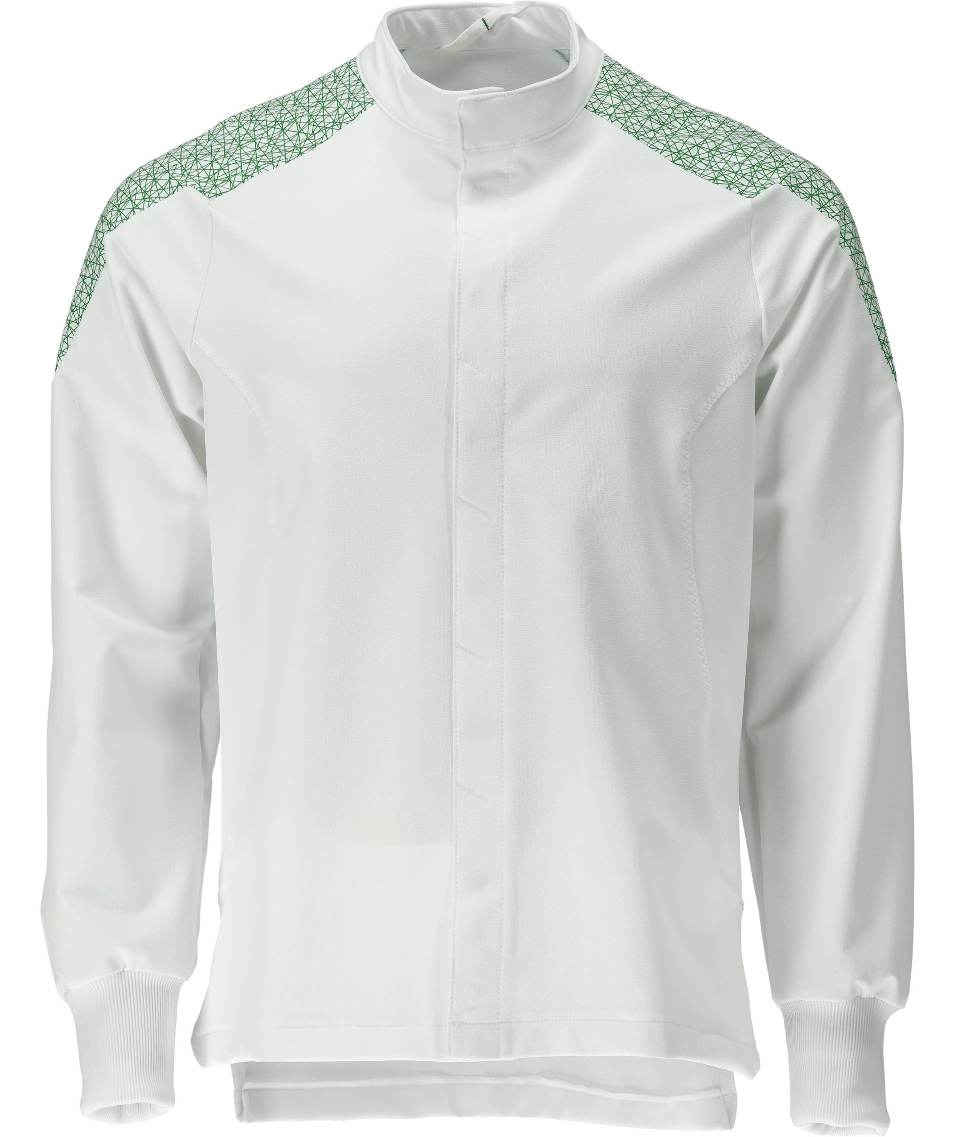 Mascot Food & Care HACCP-godk&auml;nd jacka, Vit/Gr&auml;sgr&ouml;n