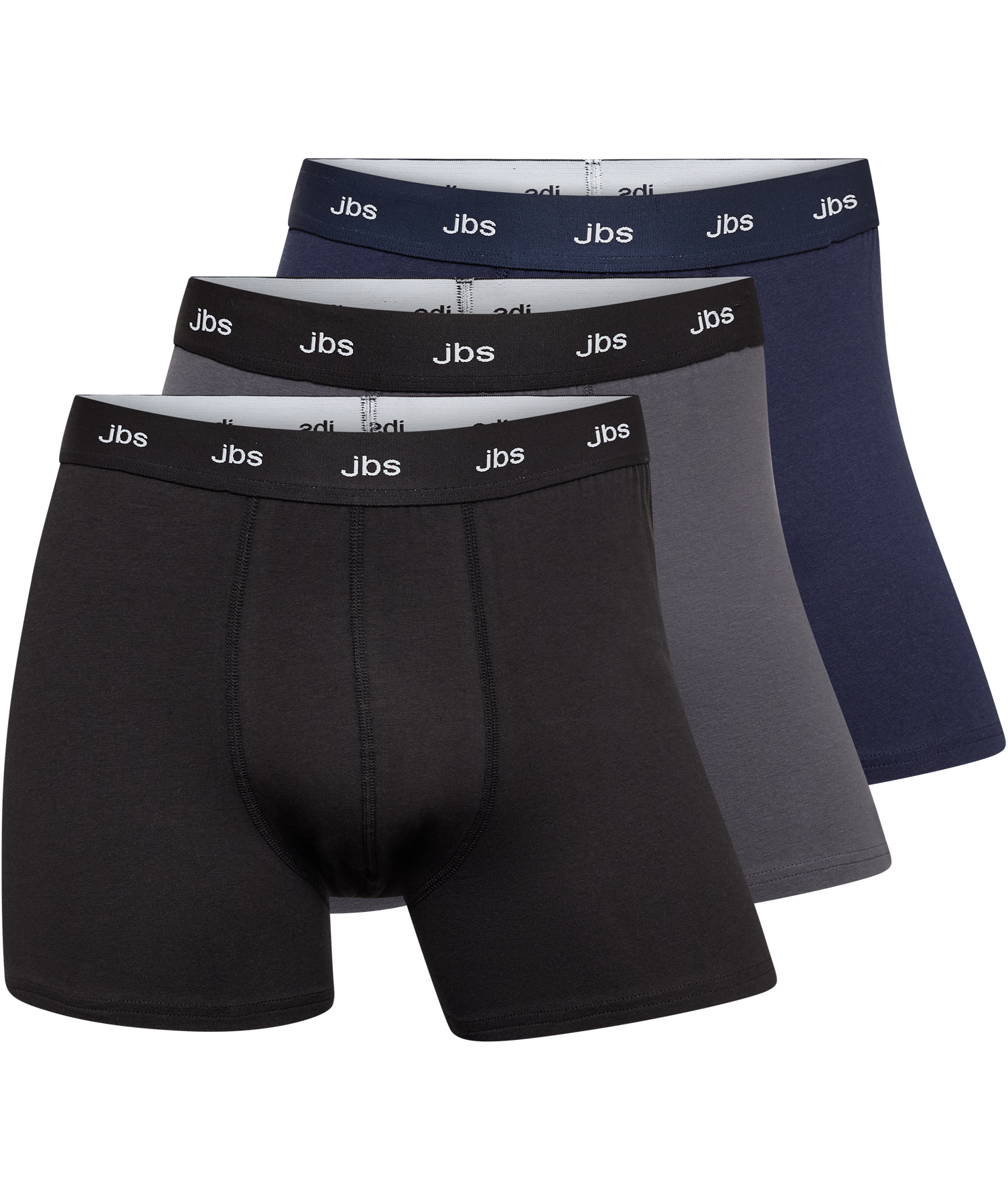 JBS 3-pak boxershorts, Multifarvet, Multifarvet, swatch