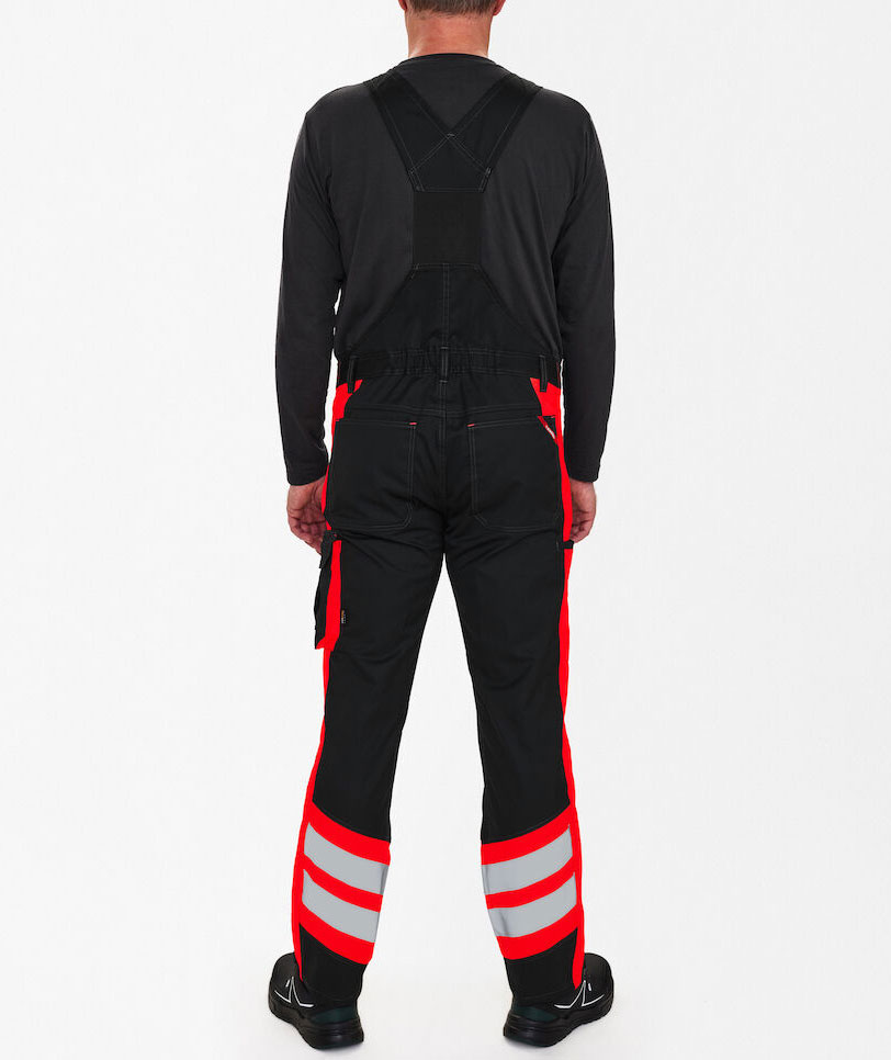 Engel Cargo overall, Sort/R&oslash;d, Sort/R&oslash;d, large image number 3