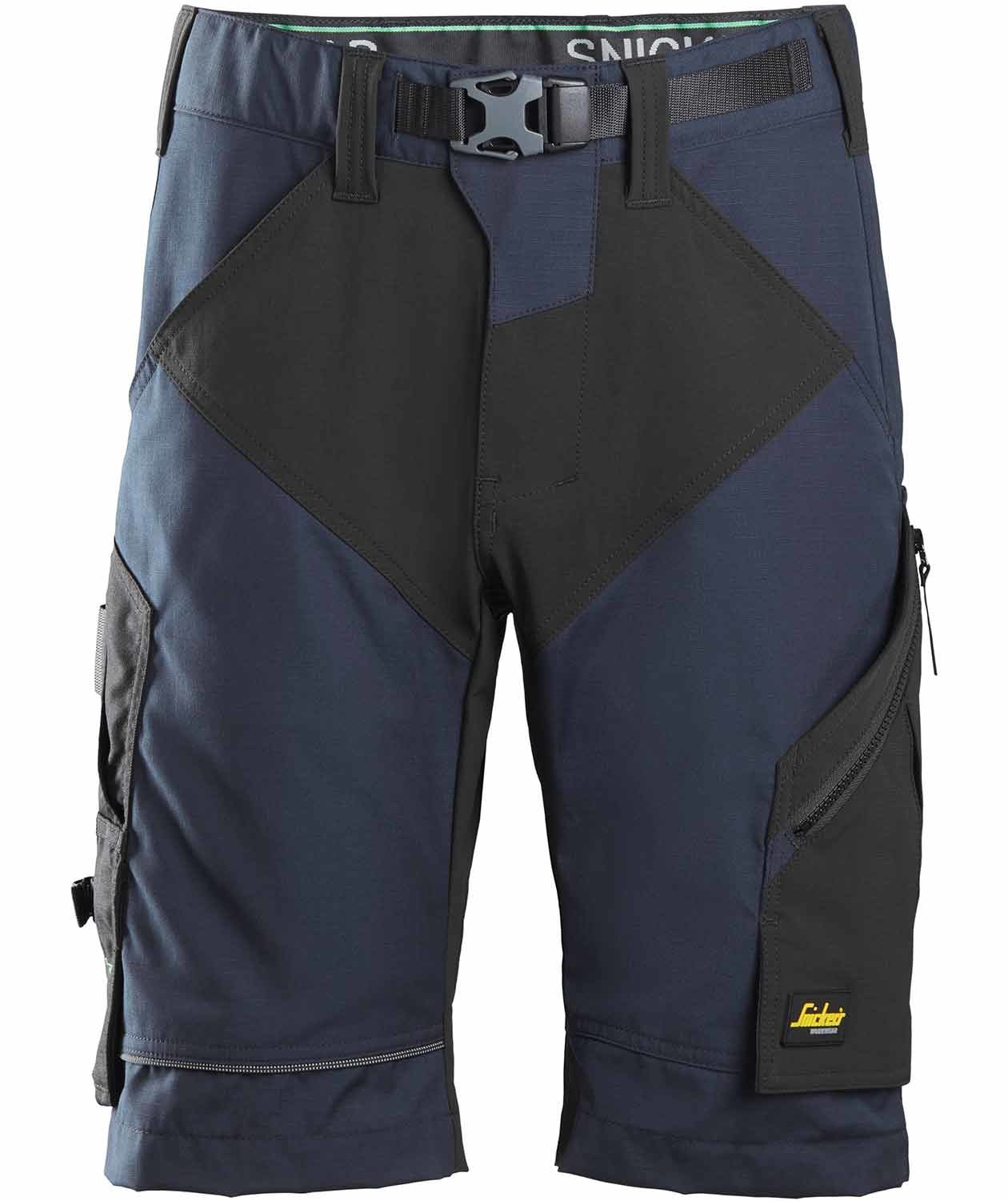 Snickers Flexiwork arbeidsshorts 6914, Navy/Svart, Navy/Svart, swatch