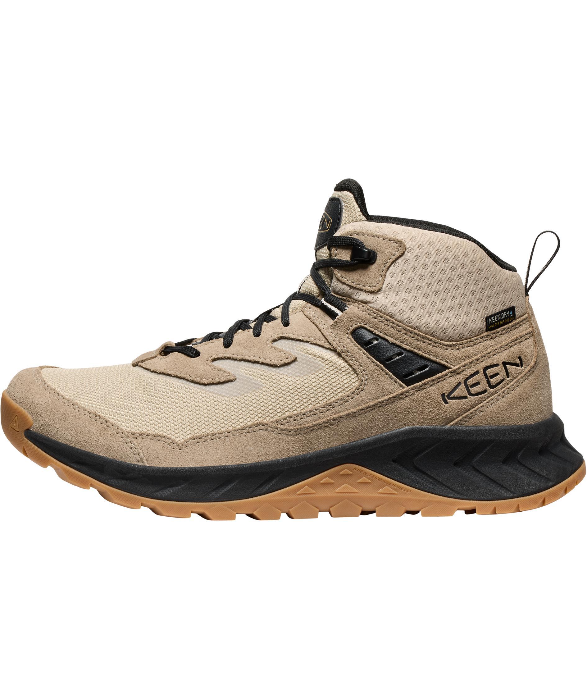 Keen Hightrail Mid WP vandrark&auml;ngor, Brindle/oak buff