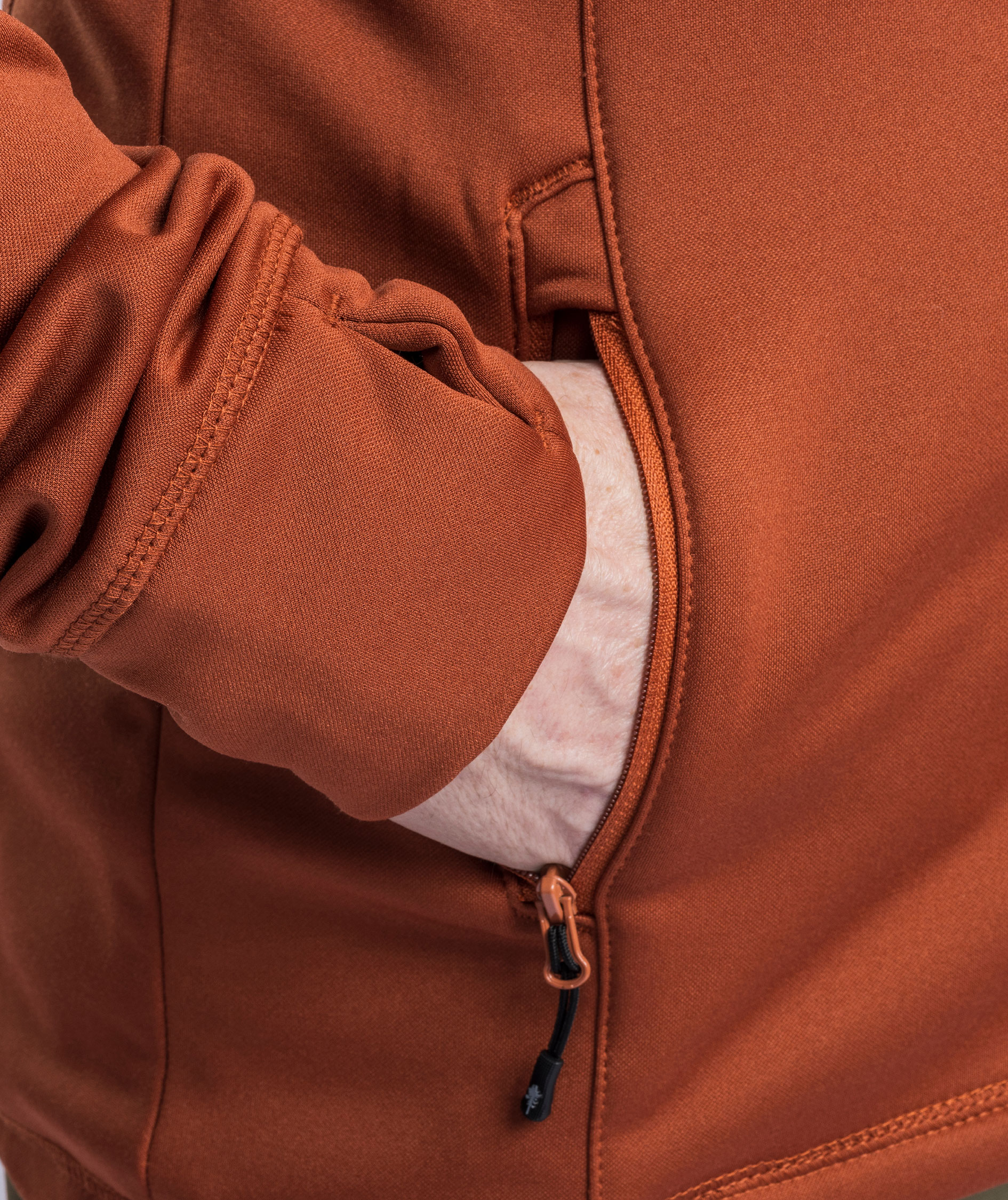 Pinewood Finnveden fleecejakke, Terracotta, large image number 6