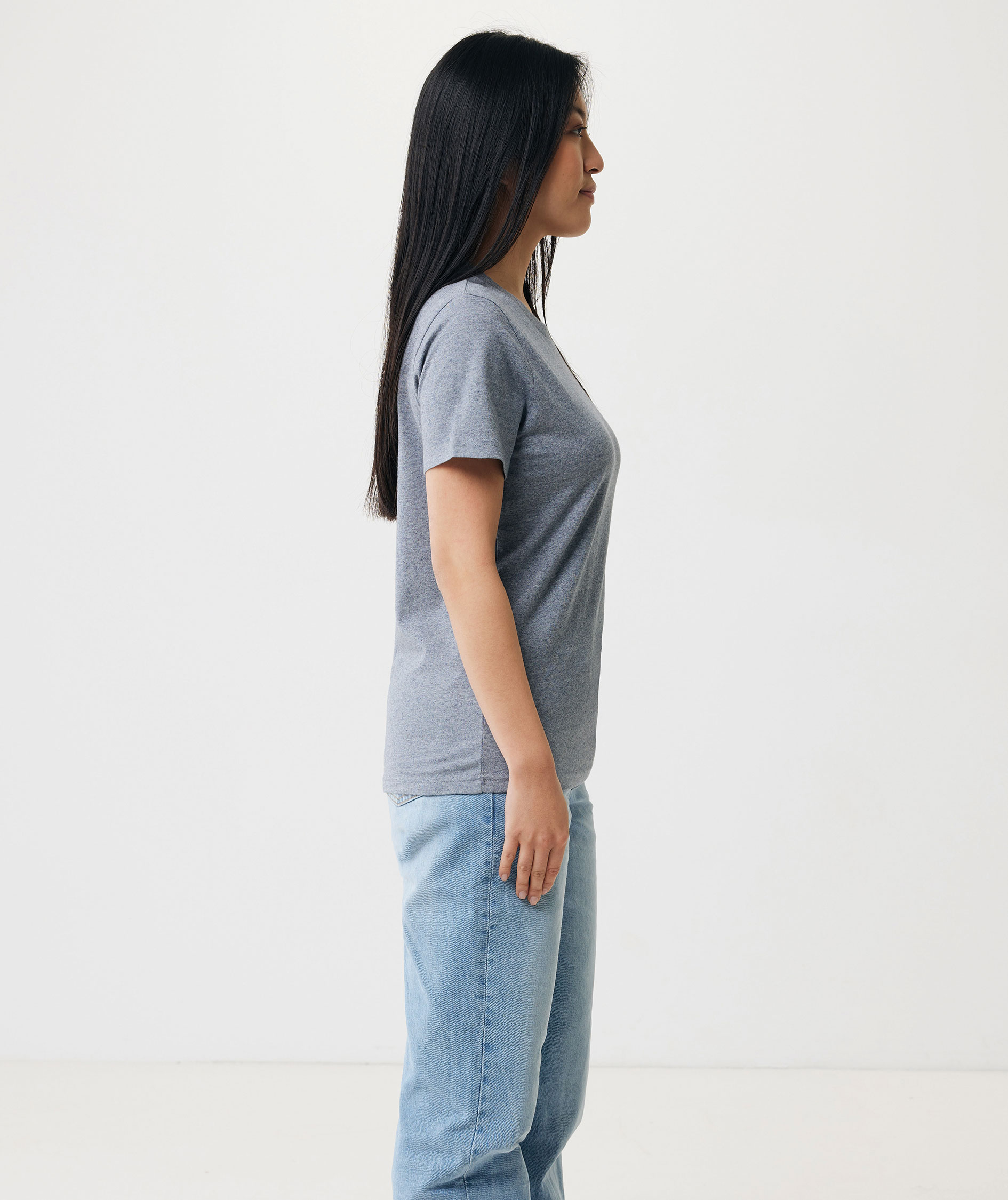 Iqoniq Brett T-shirt, Light Heather Navy, large image number 4