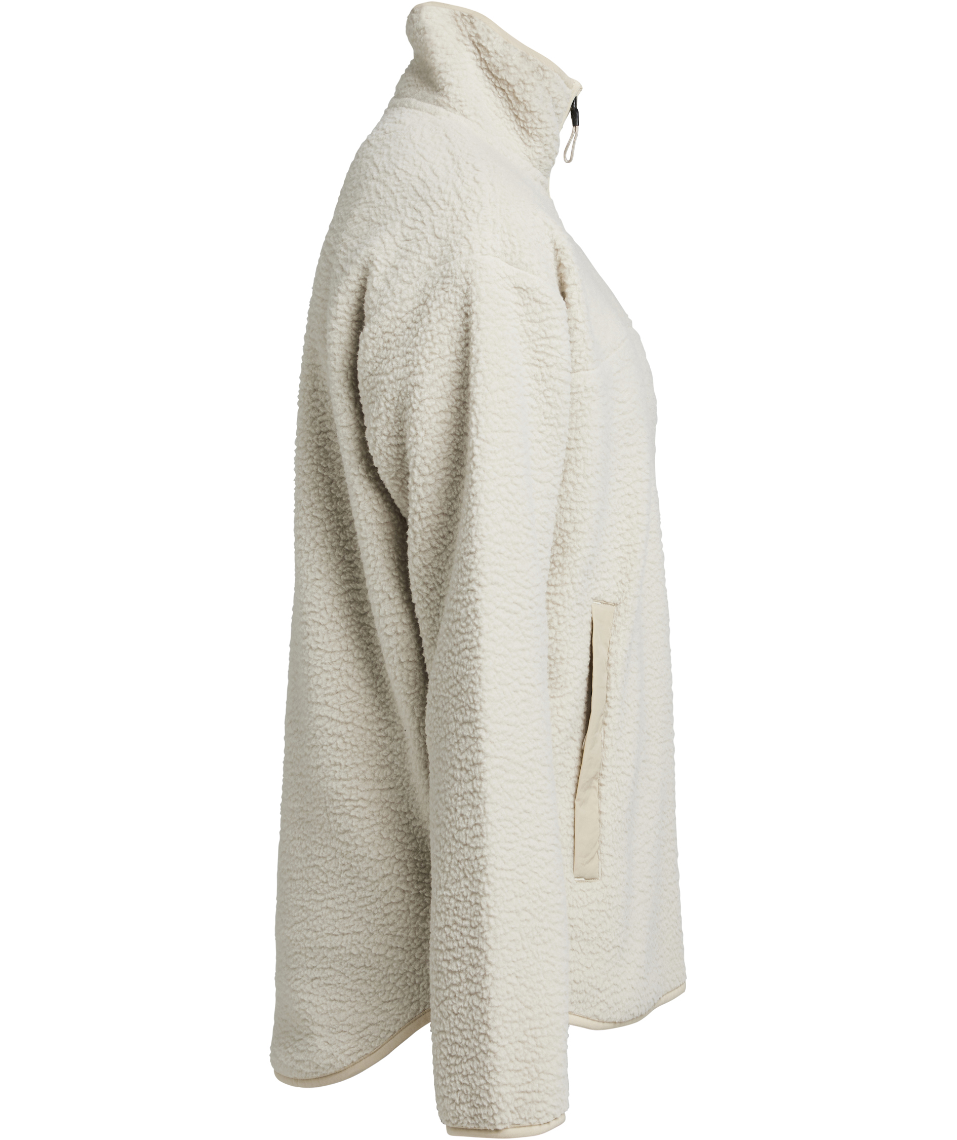 Tenson Yoke womens pile fleece halfzip, Sand, large image number 3