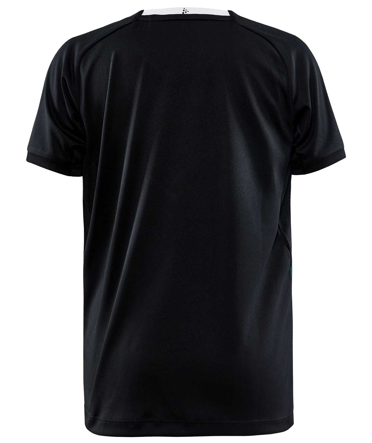 Craft Progress 2.0 Stripe Jersey T-Shirt f&uuml;r Kinder, Schwarz/Team Green, large image number 2