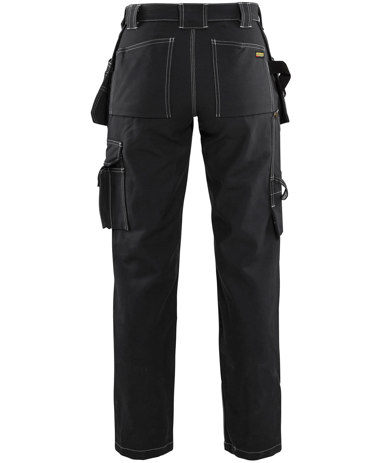 Bl&aring;kl&auml;der hantverksbyxa dam, Svart, large image number 2