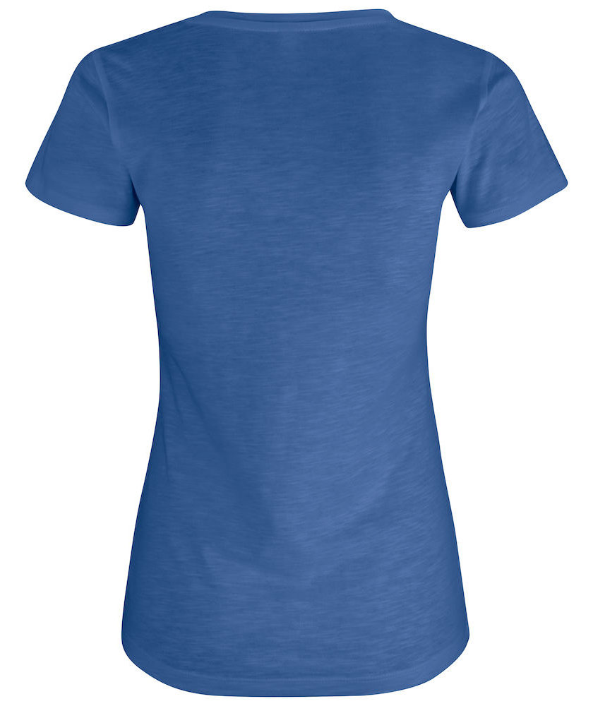 Clique Slub T-shirt dam, Bl&aring;melerad, large image number 1