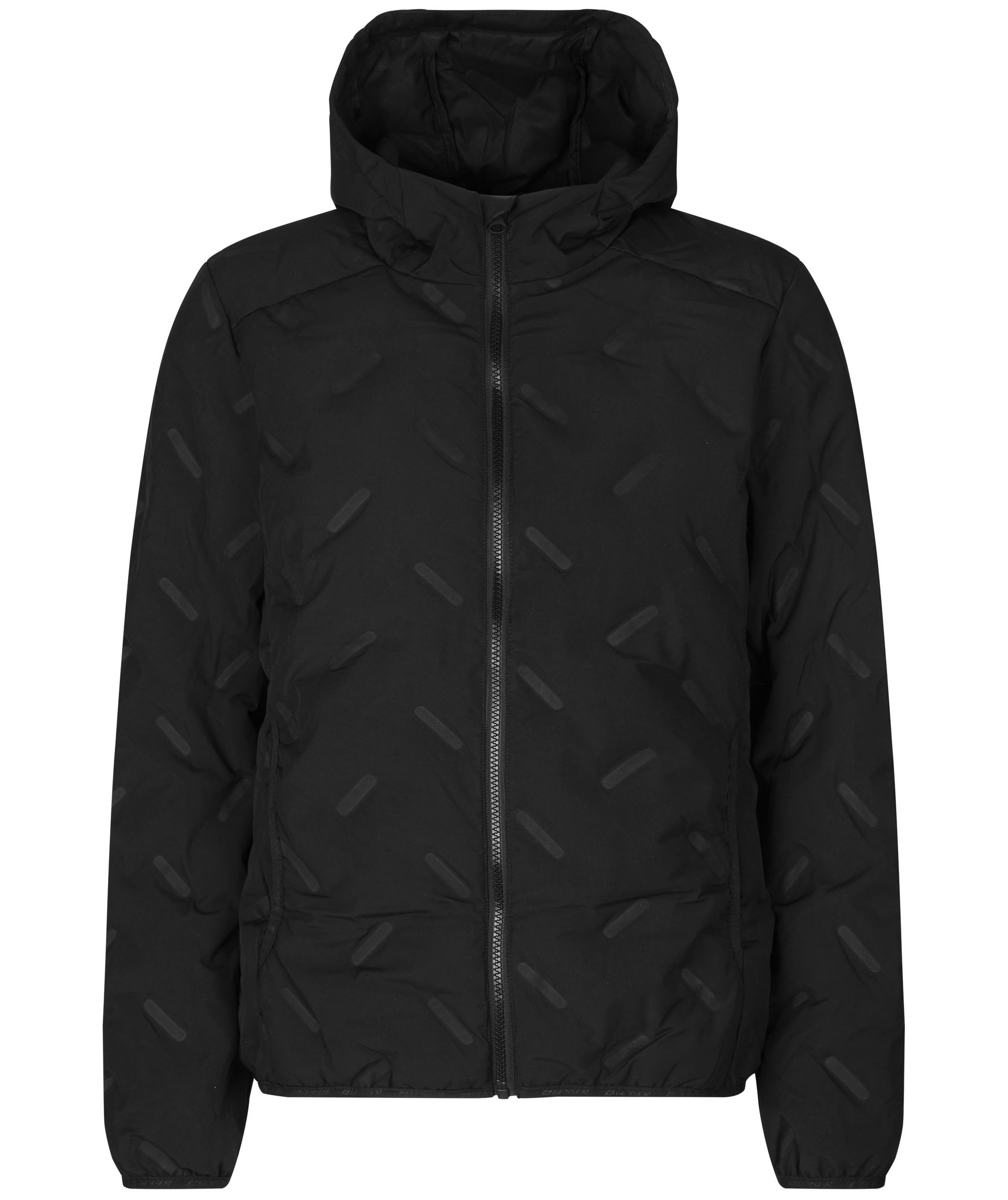 GEYSER vadderad jacka dam, Svart