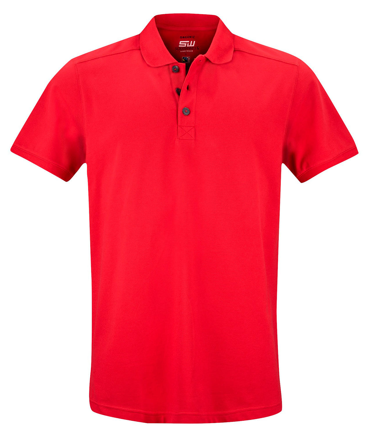 South West Martin Poloshirt, Rot, Rot, swatch