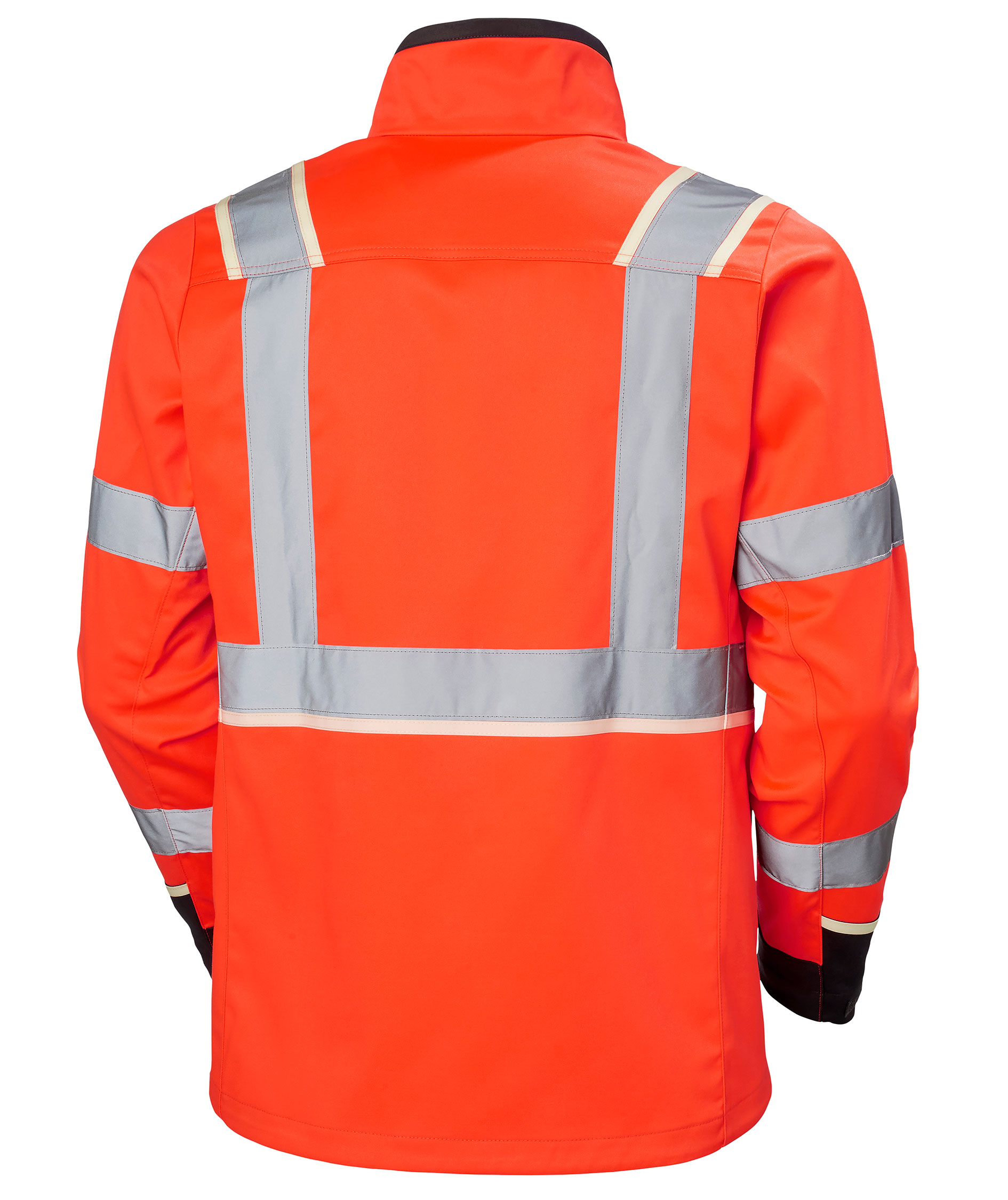 Helly Hansen UC-ME arbejdsjakke, Hi-Vis R&oslash;d/Ebony, large image number 2