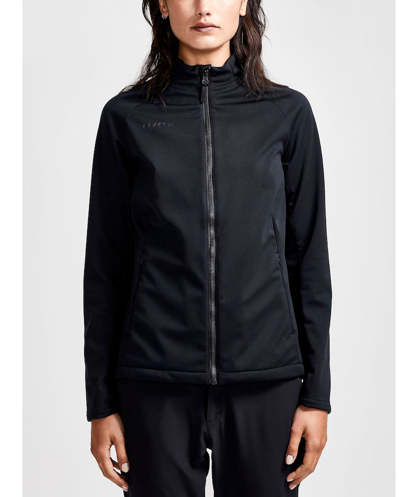 Craft Core Explore dame softshelljakke, Sort, large image number 1