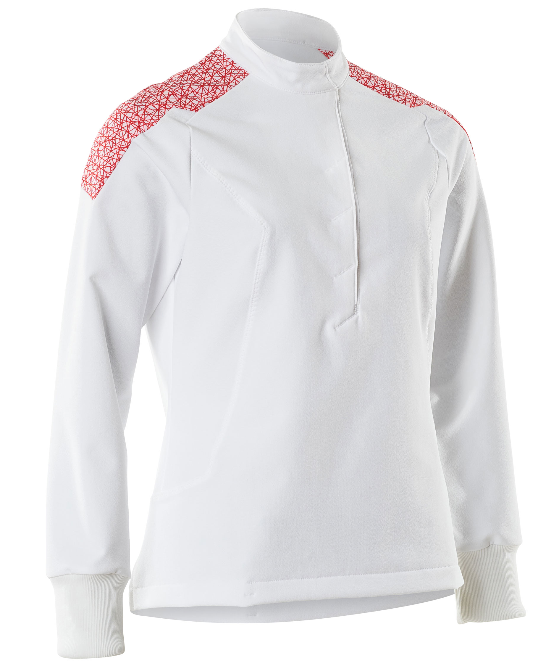 Mascot Food & Care HACCP-zugelassene Damen-Kasack, Weiss/Signalrot, large image number 3