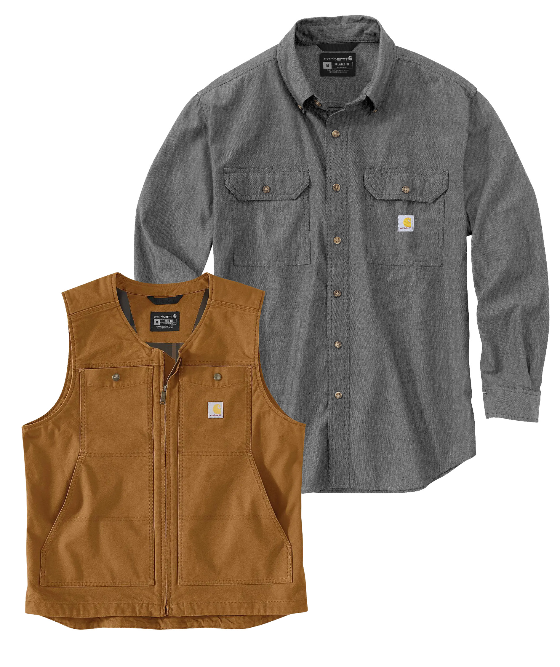 Carhartt vest og skjorte