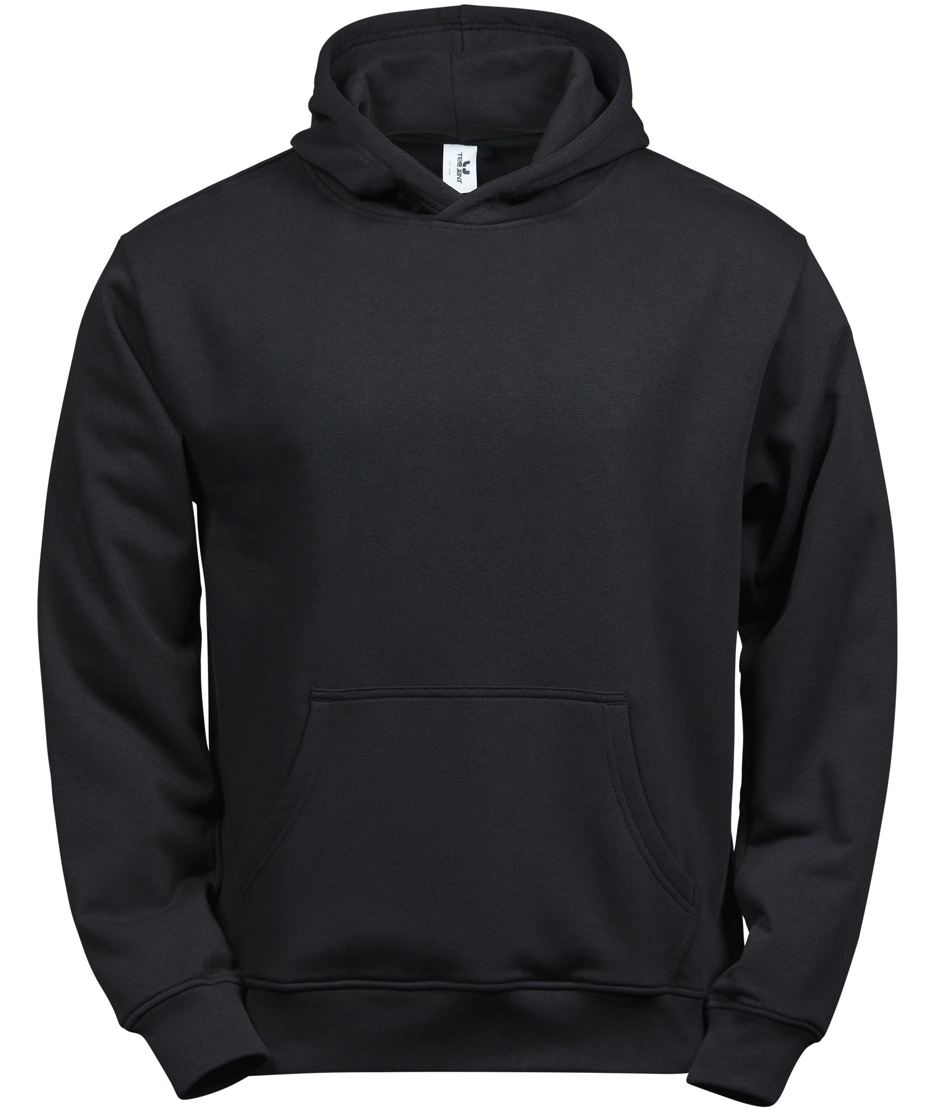 Tee Jays Power hoodie till barn, Svart, Svart, swatch