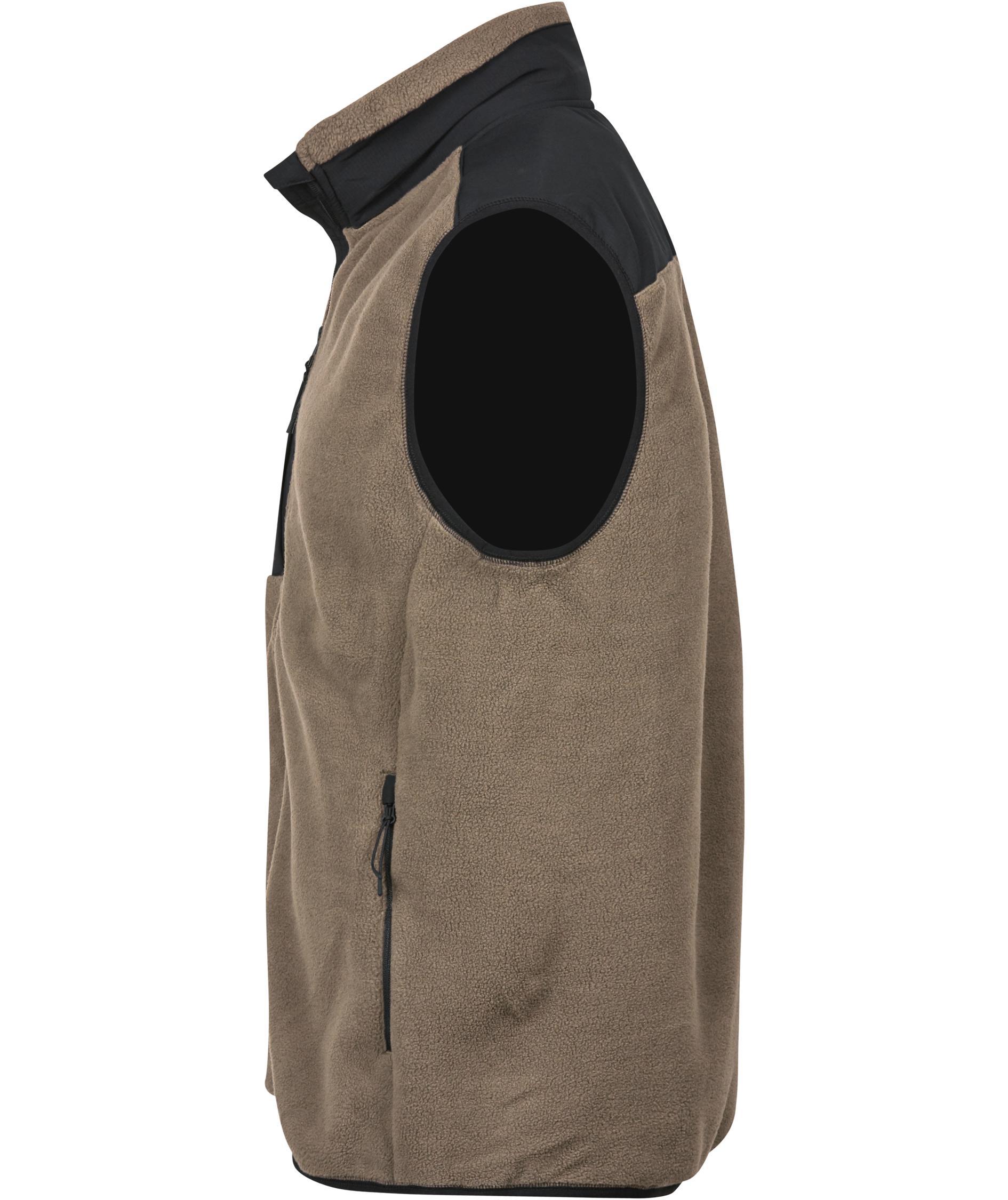 Tee Jays mountain fleece v&auml;s, Clay/black, large image number 2