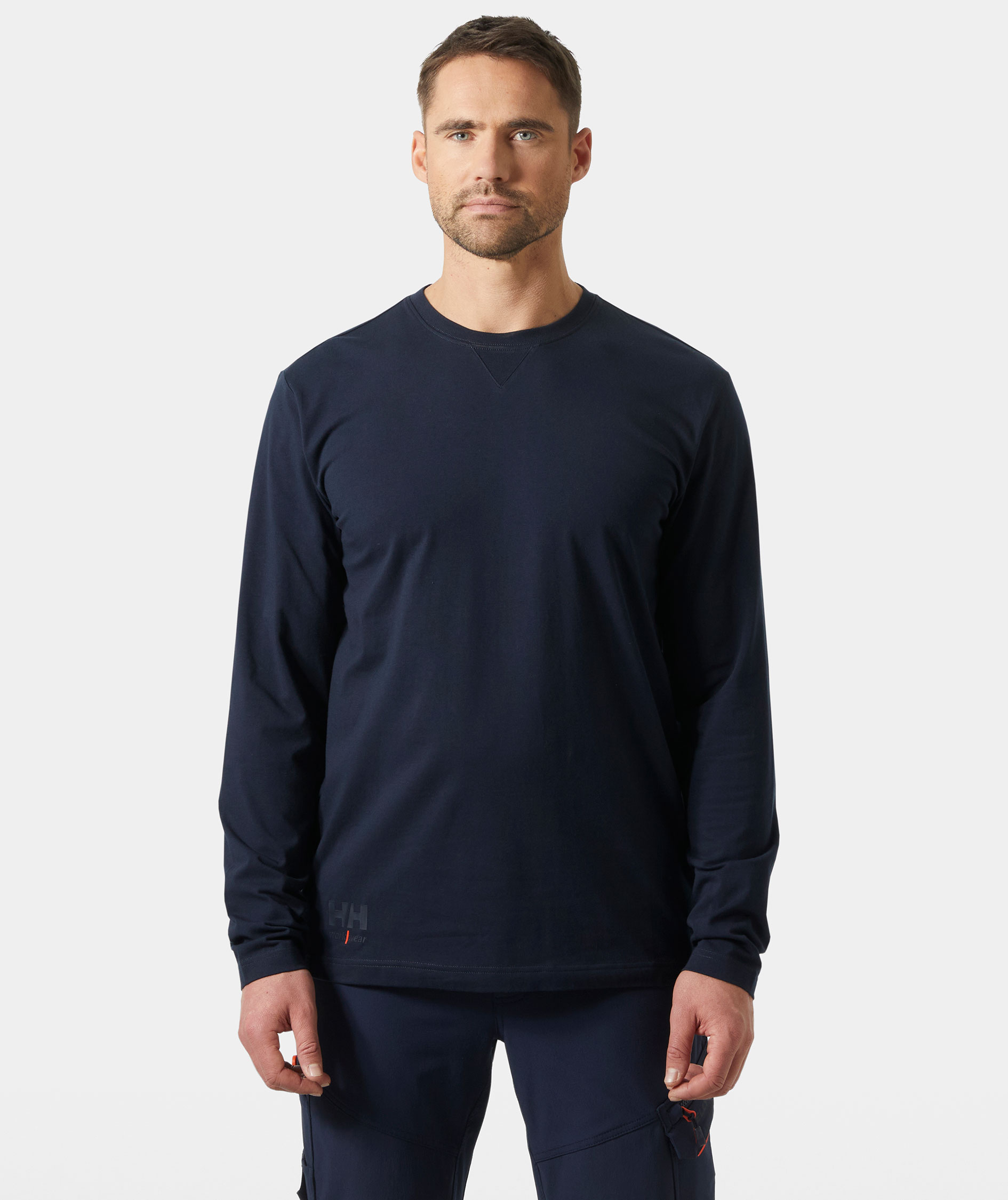 Helly Hansen Kensington lang&aelig;rmet T-shirt, Navy