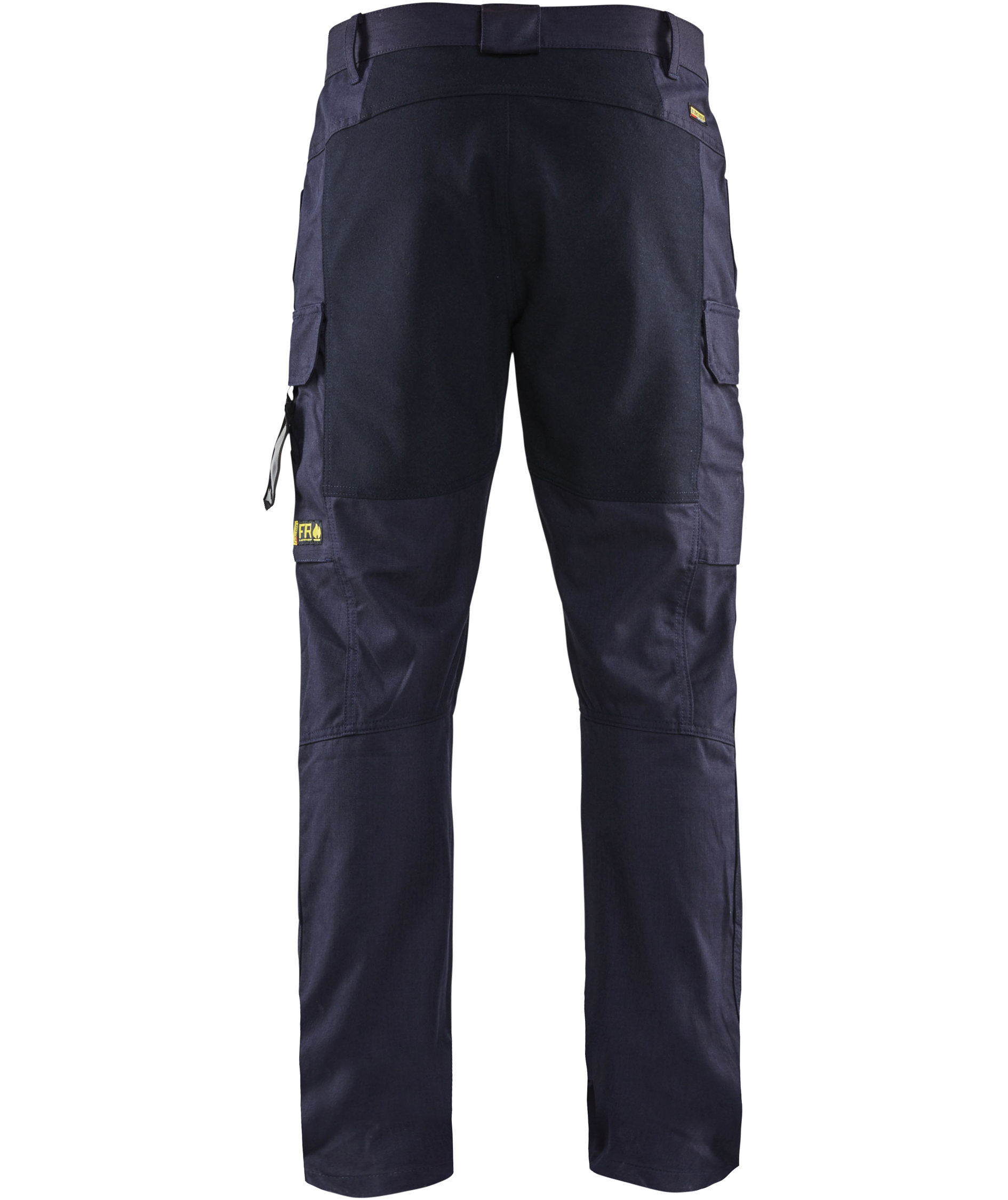 Bl&aring;kl&auml;der Anti-Flame servicebukser, Sort