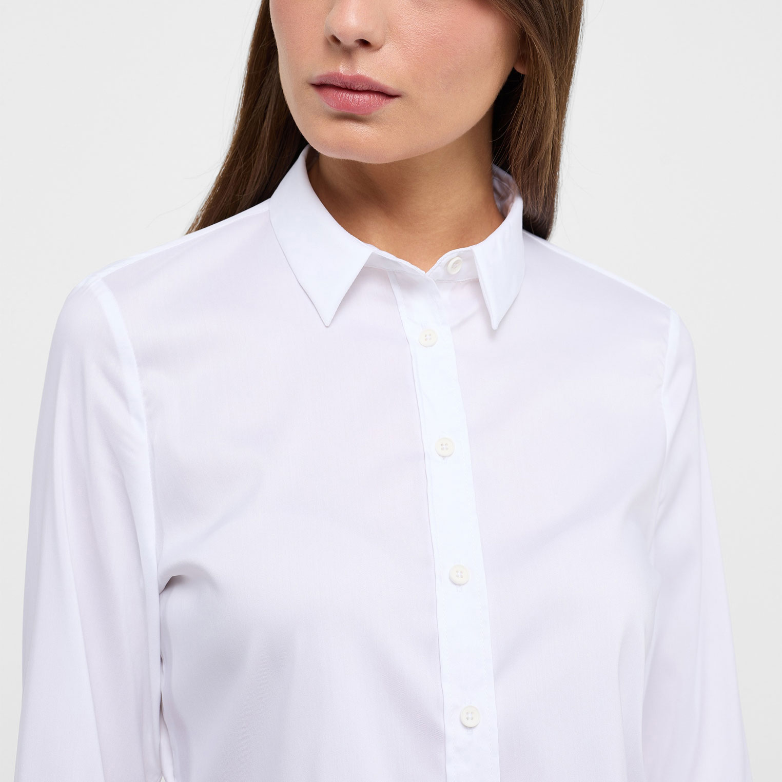 Eterna Performance Fitted fit women's shirt, White, large image number 3