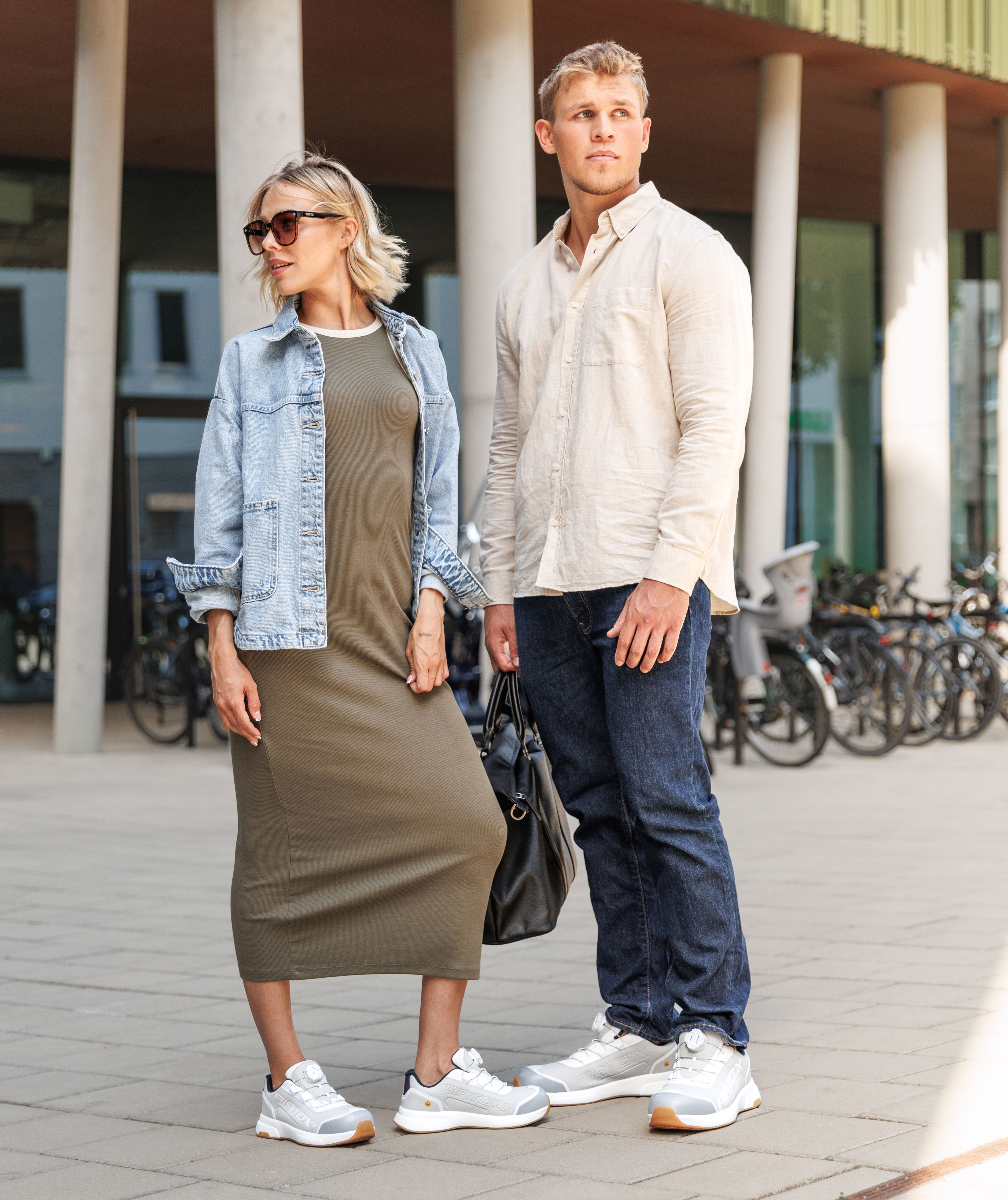 Airtox FX11 sikkerhedssko S3S, Hvid/Gr&aring;