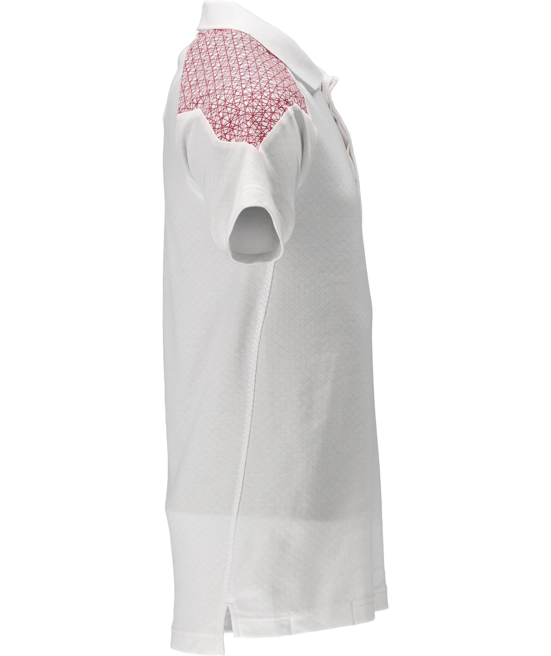 Mascot Food & Care Premium Performance HACCP-zugelassene Poloshirt, Weiss/Signalrot, large image number 3