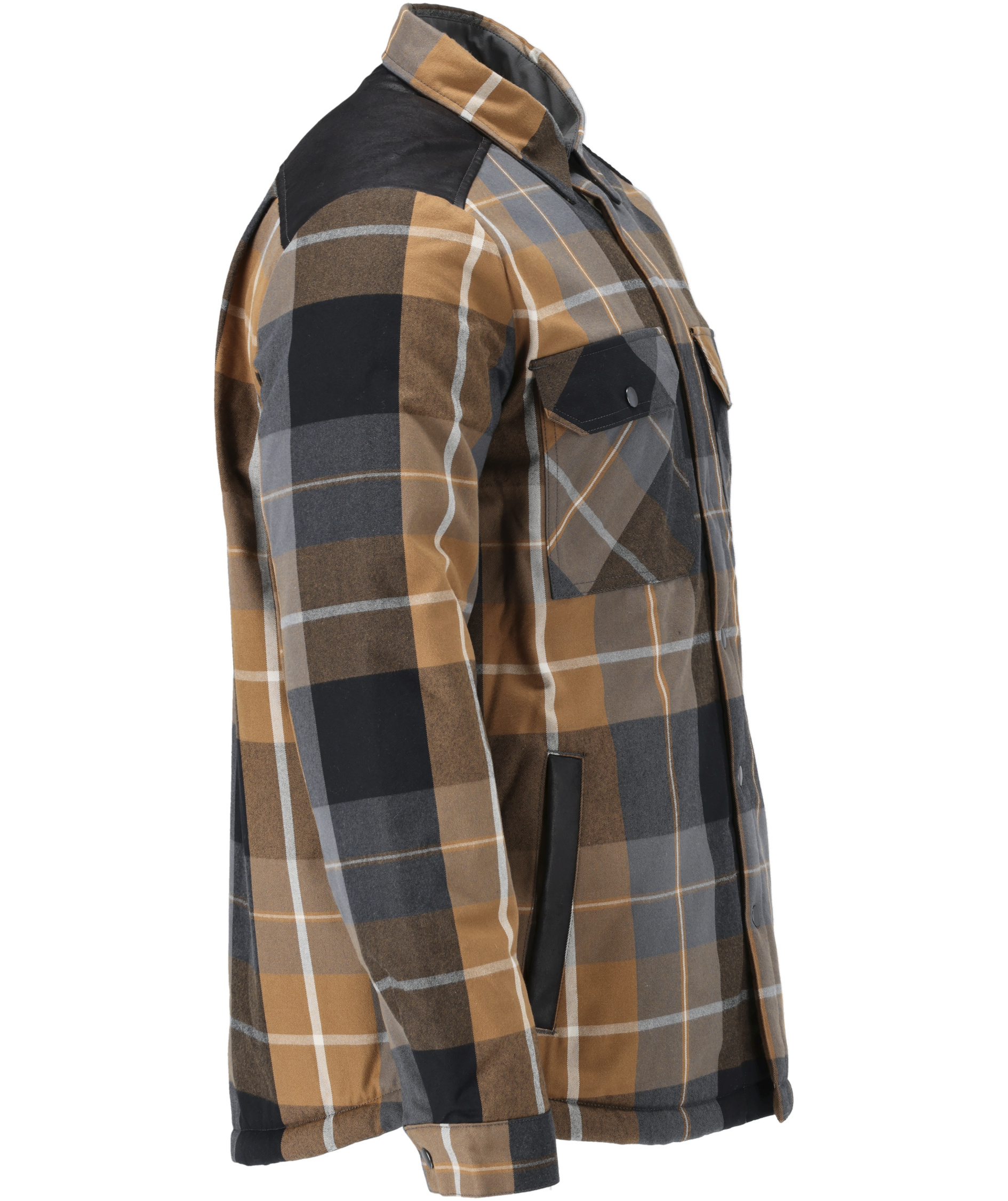Mascot Customized flanell skjortejakke, N&oslash;ttebrun, large image number 3
