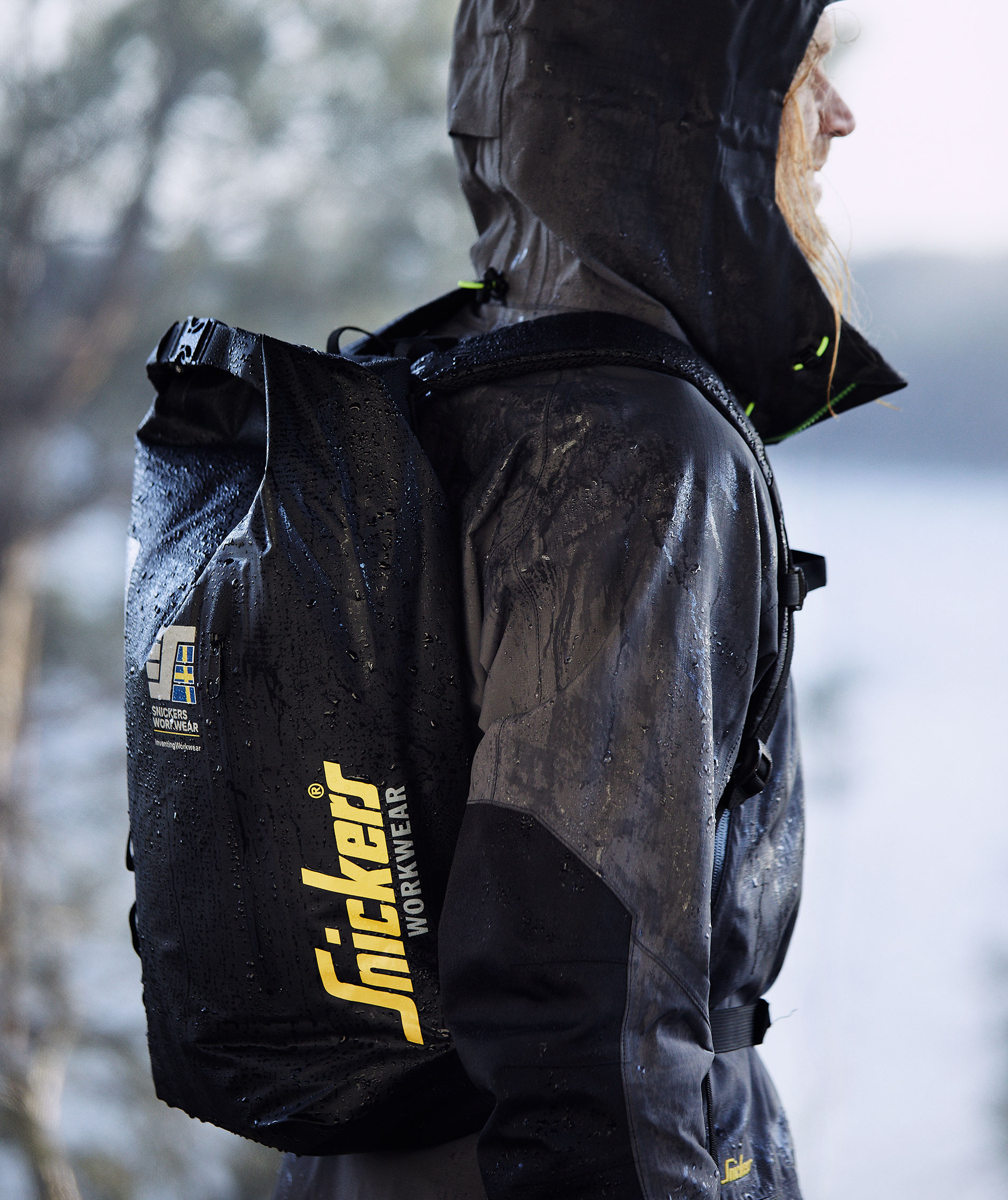 Snickers backpack 20L, Black, Black, large image number 3