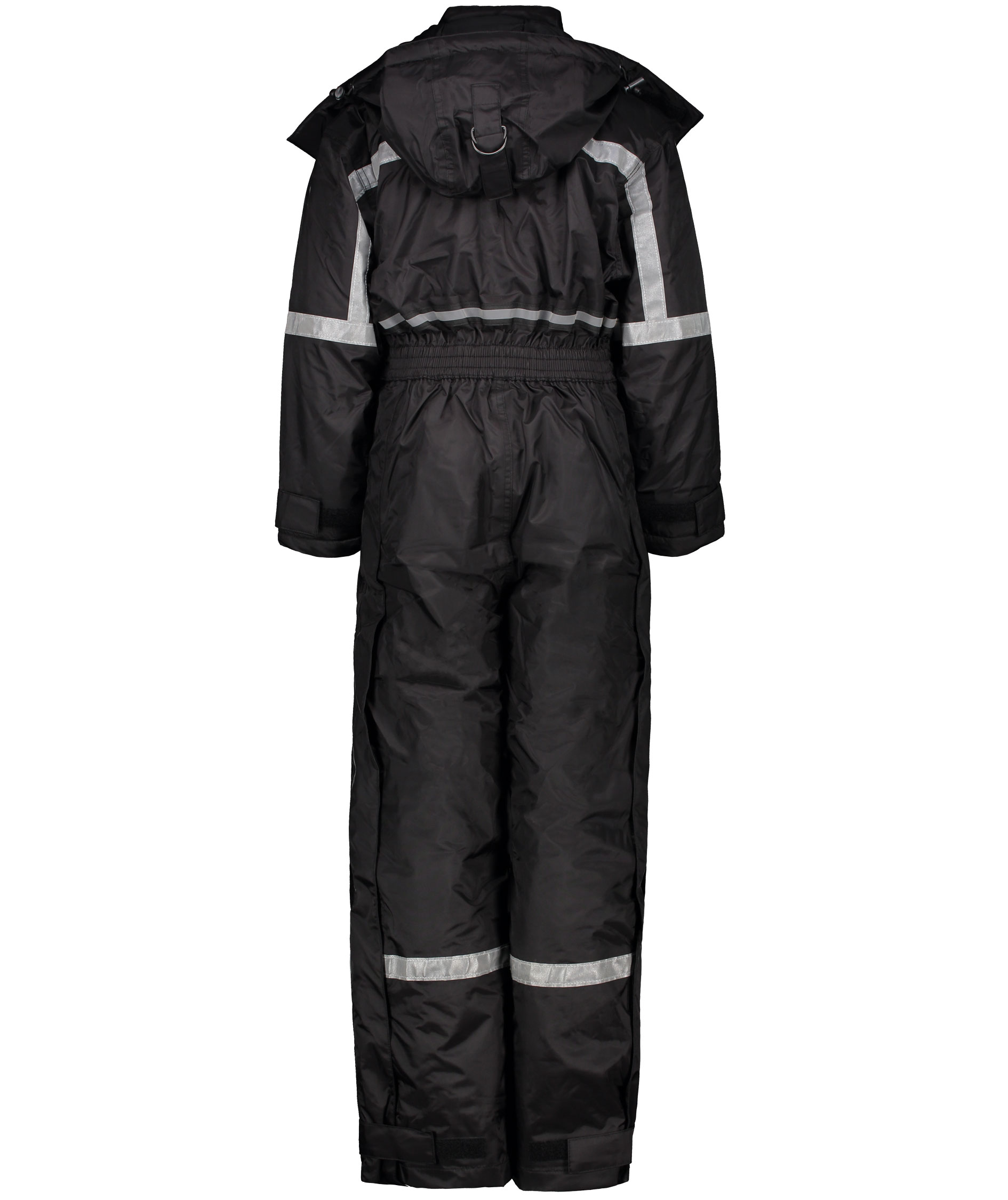 Ocean thermo coverall for kids, Black, large image number 4