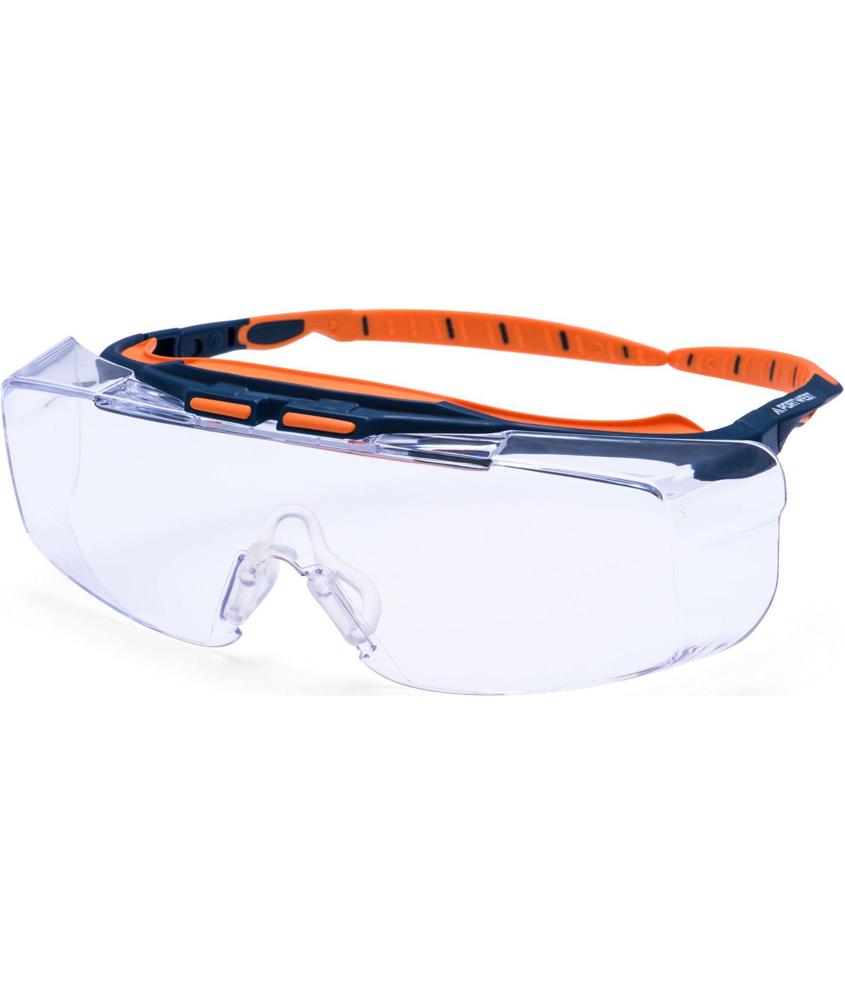 Portwest PS24 Peak OTG sikkerhedsbriller, Klar