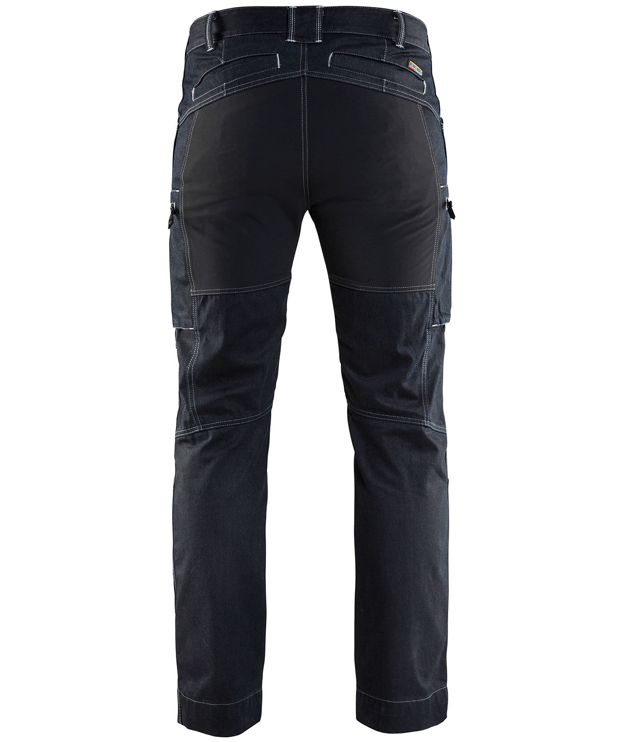 Bl&aring;kl&auml;der denim service trousers, Marine Blue/Black, large image number 2